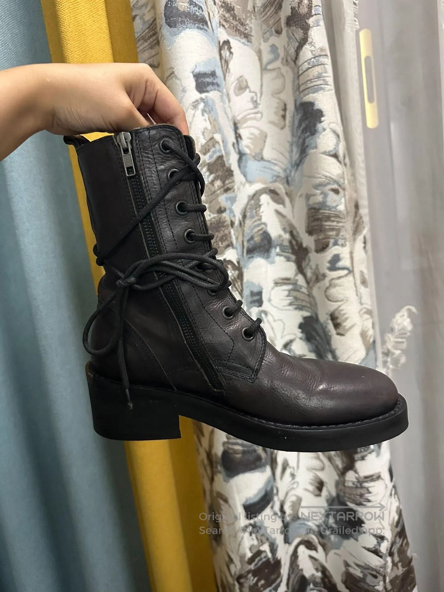 Ann Demeulemeester Ann Demeulemeester Brown Leather Ankle Boots. Size US 6 / IT 36 - 5 Thumbnail