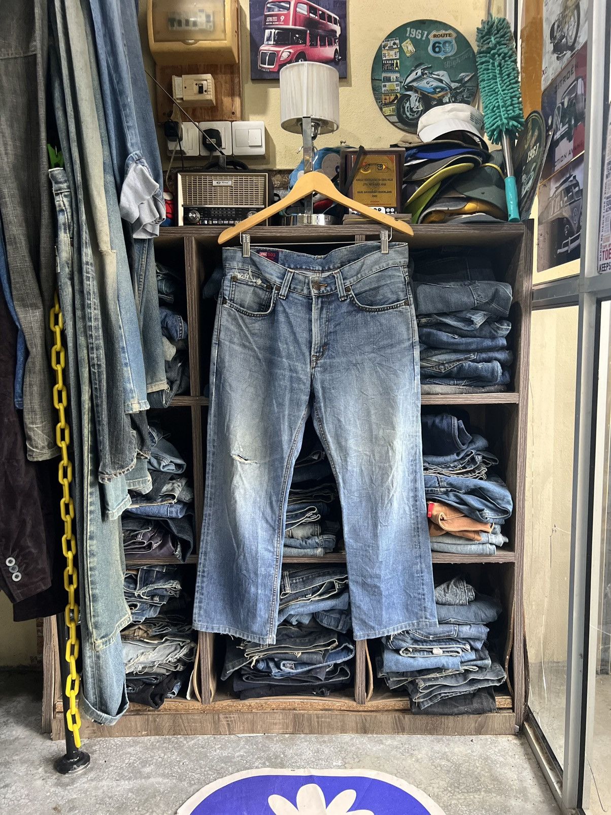 Edwin 🔥Edwin 503 Made in Japan Distressed Denim Size US 34 / EU 50 - 1 Thumbnail