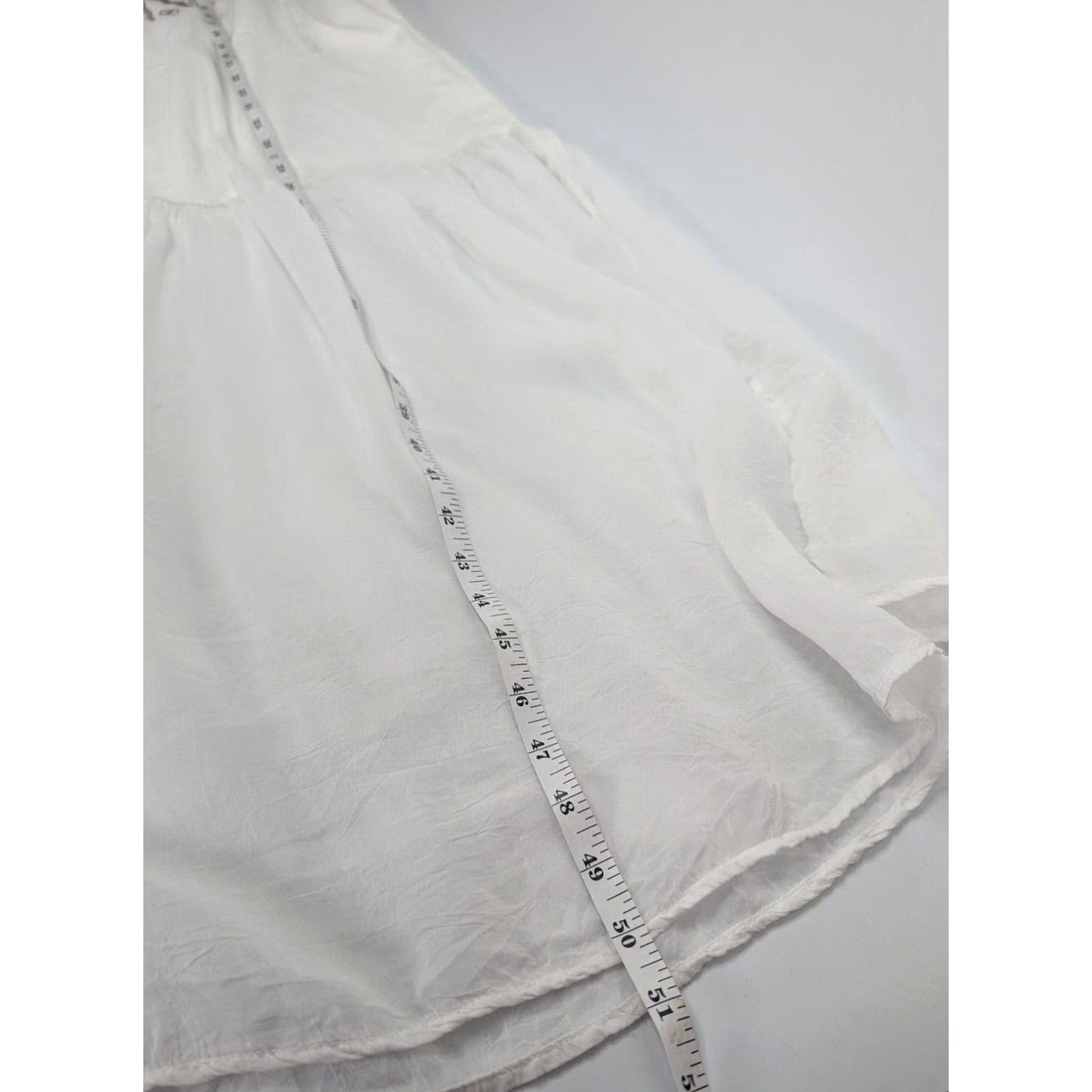 Johnny Was VINTAGE Johnny Was T-Shirt Dress White Midi Embroidery Sun Astrology Womens XS? Size M / US 6-8 / IT 42-44 - 7 Thumbnail
