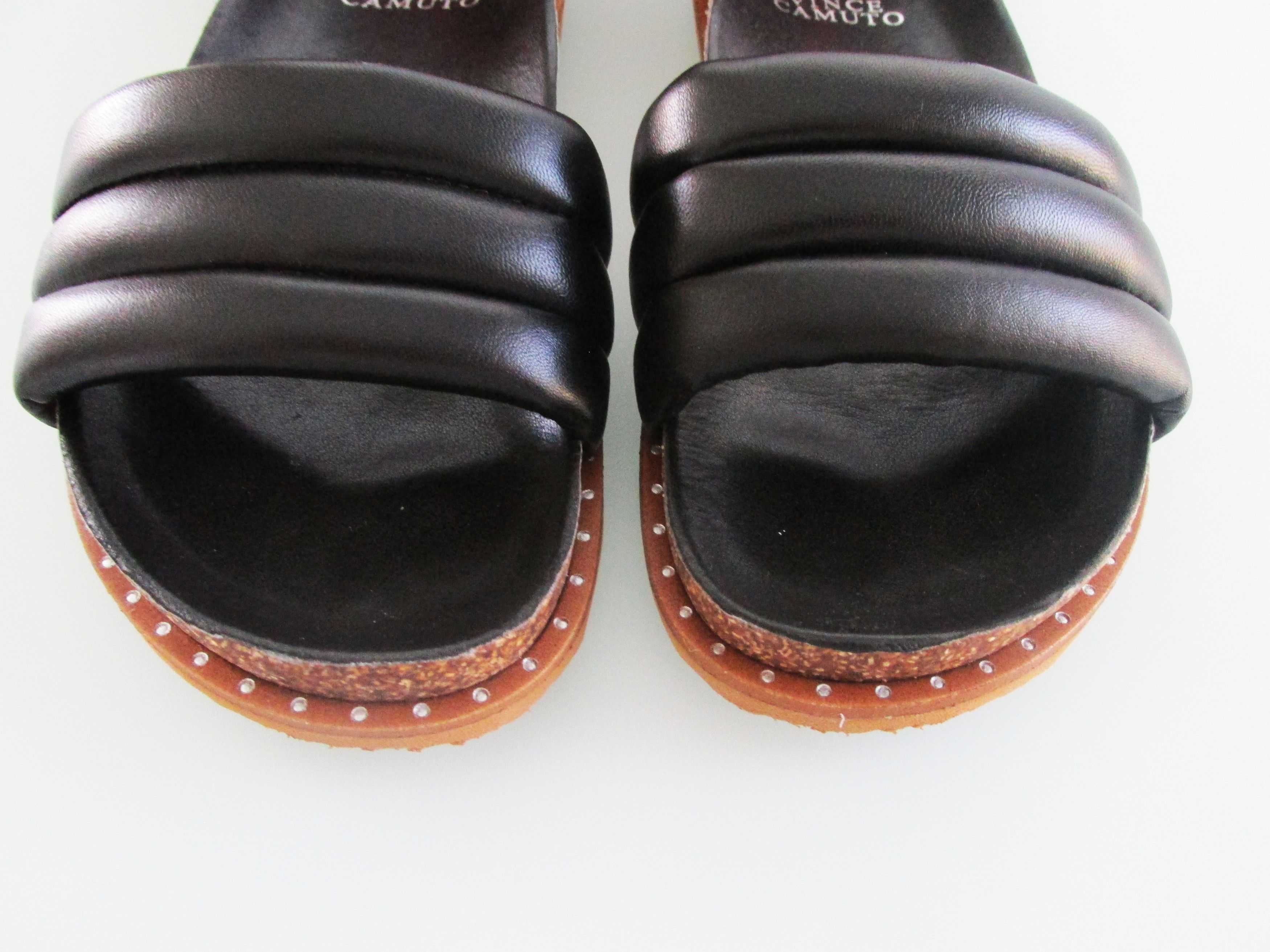 Vince Camuto Vince Camuto (New) Open Toe Slides Size 8 M Size US 8 / IT 38 - 6 Thumbnail