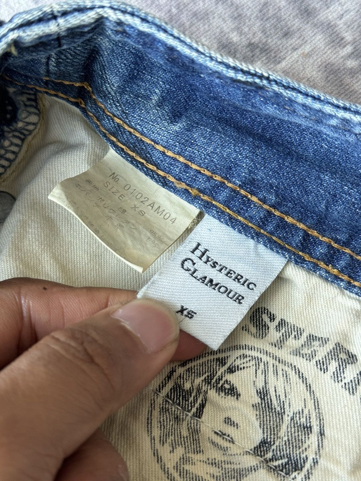 Hysteric Glamour Hysteric Glamour Studded Star Short Denim Size US 35 - 11 Thumbnail