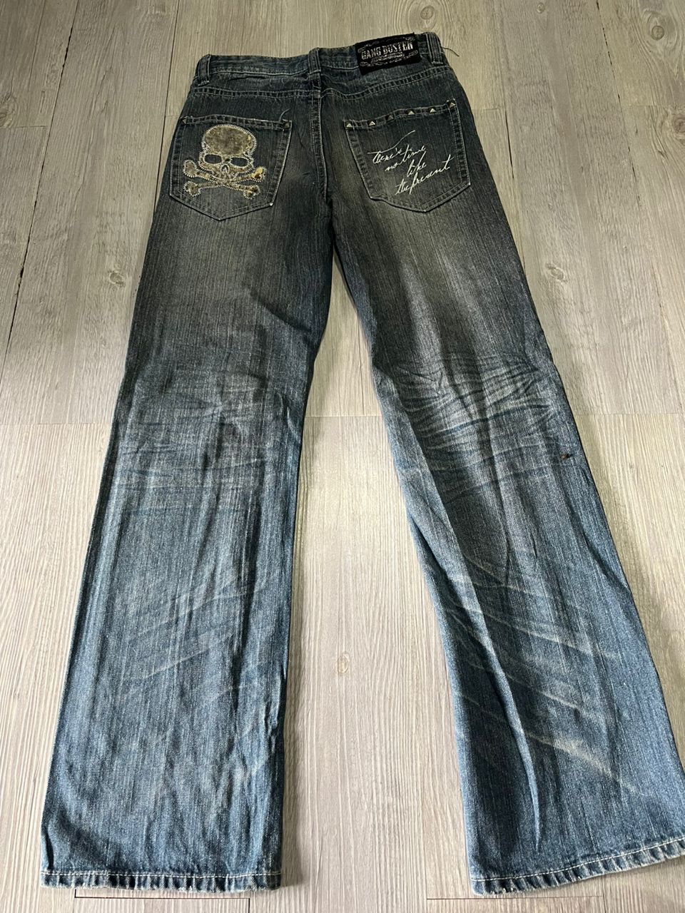 Hysteric Glamour RARE JEANS GENG BUSTER Skull Denim Size US 27 - 2 Thumbnail