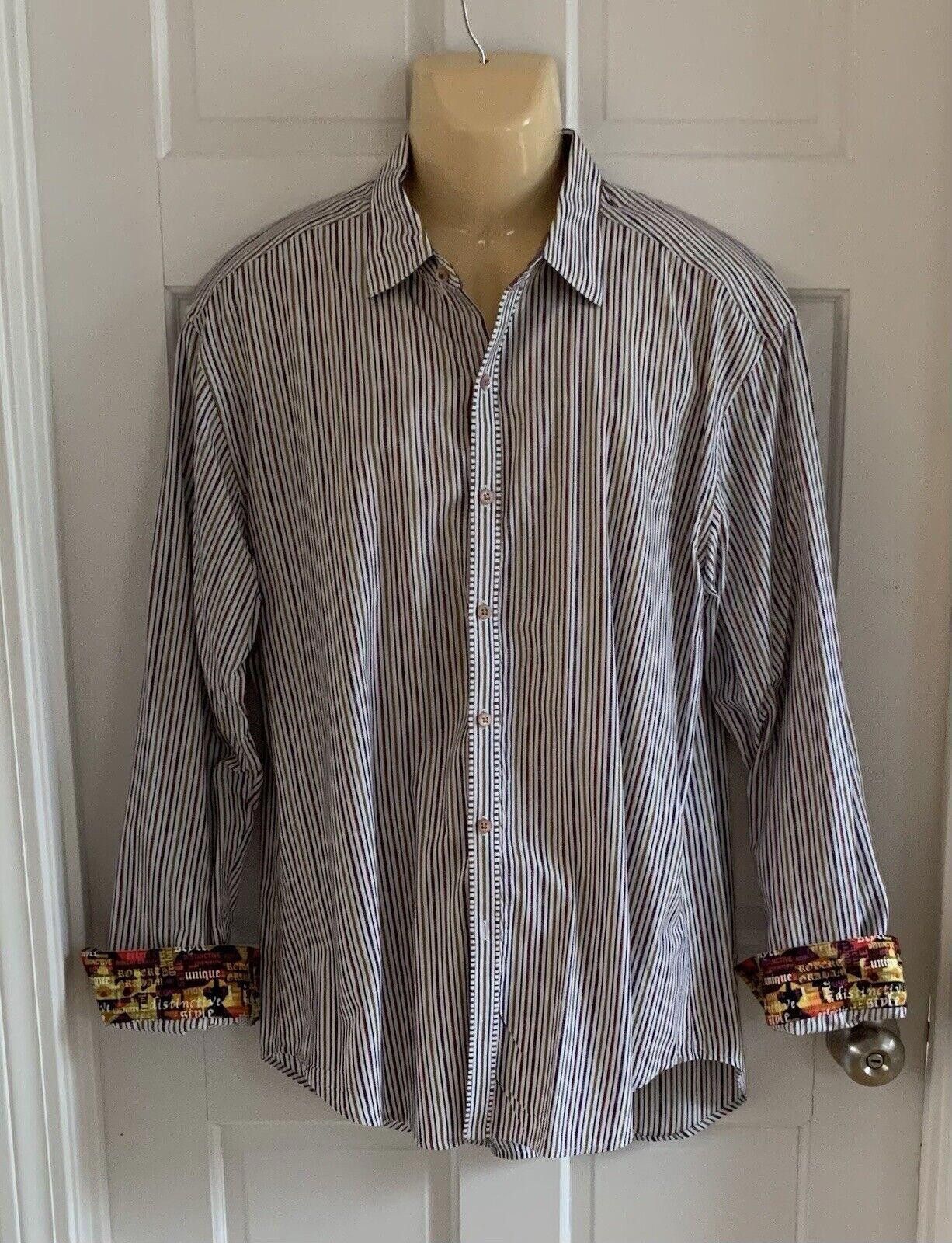 Robert Graham Robert Graham Sz L Shirt Long Sleeve Knowledge Wisdom Truth Size US XL / EU 56 / 4 - 1 Thumbnail