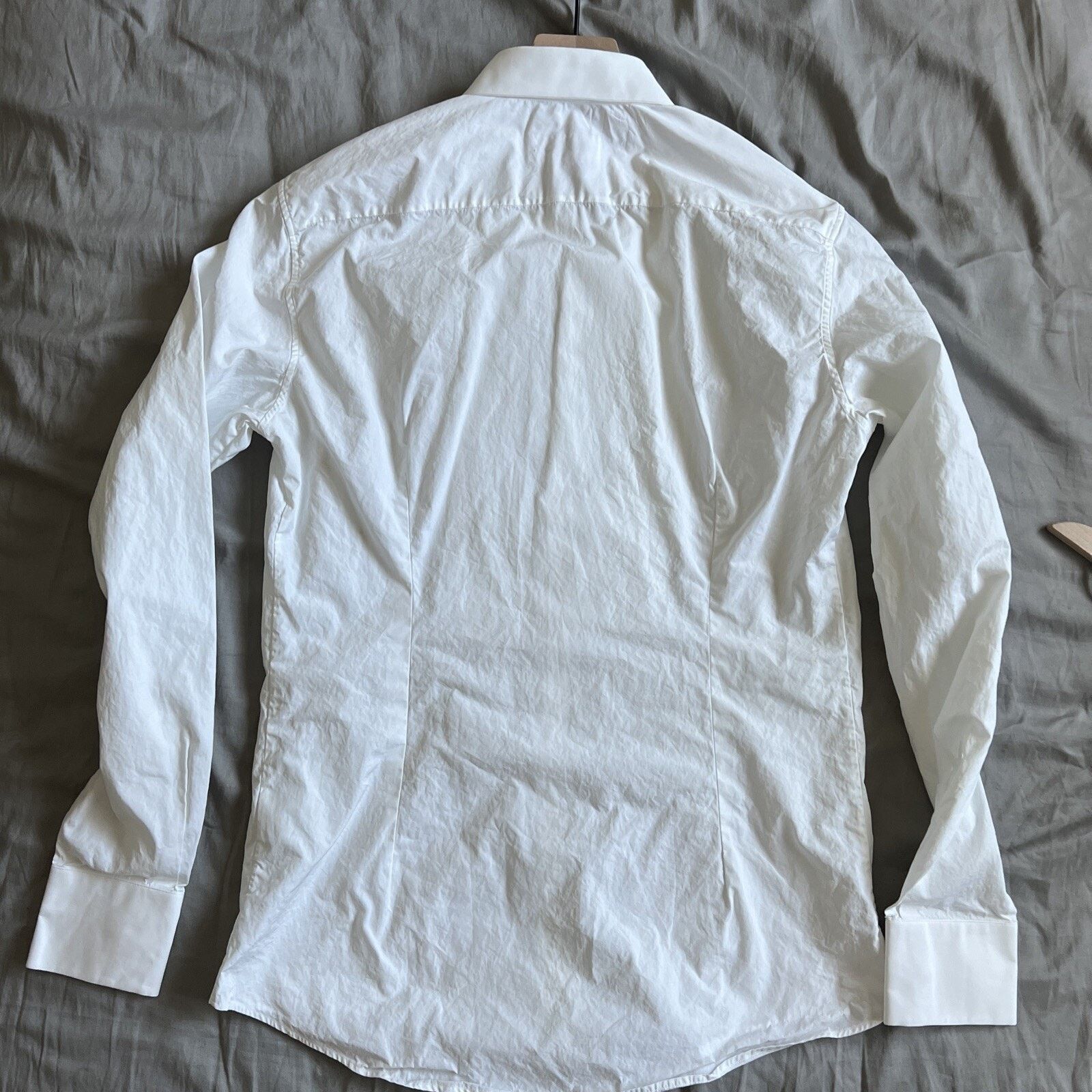 Dsquared2 DSQUARED2 Button-Up Dress Shirt Size 54 White Long Sleeves Size US L / EU 52-54 / 3 - 9 Thumbnail