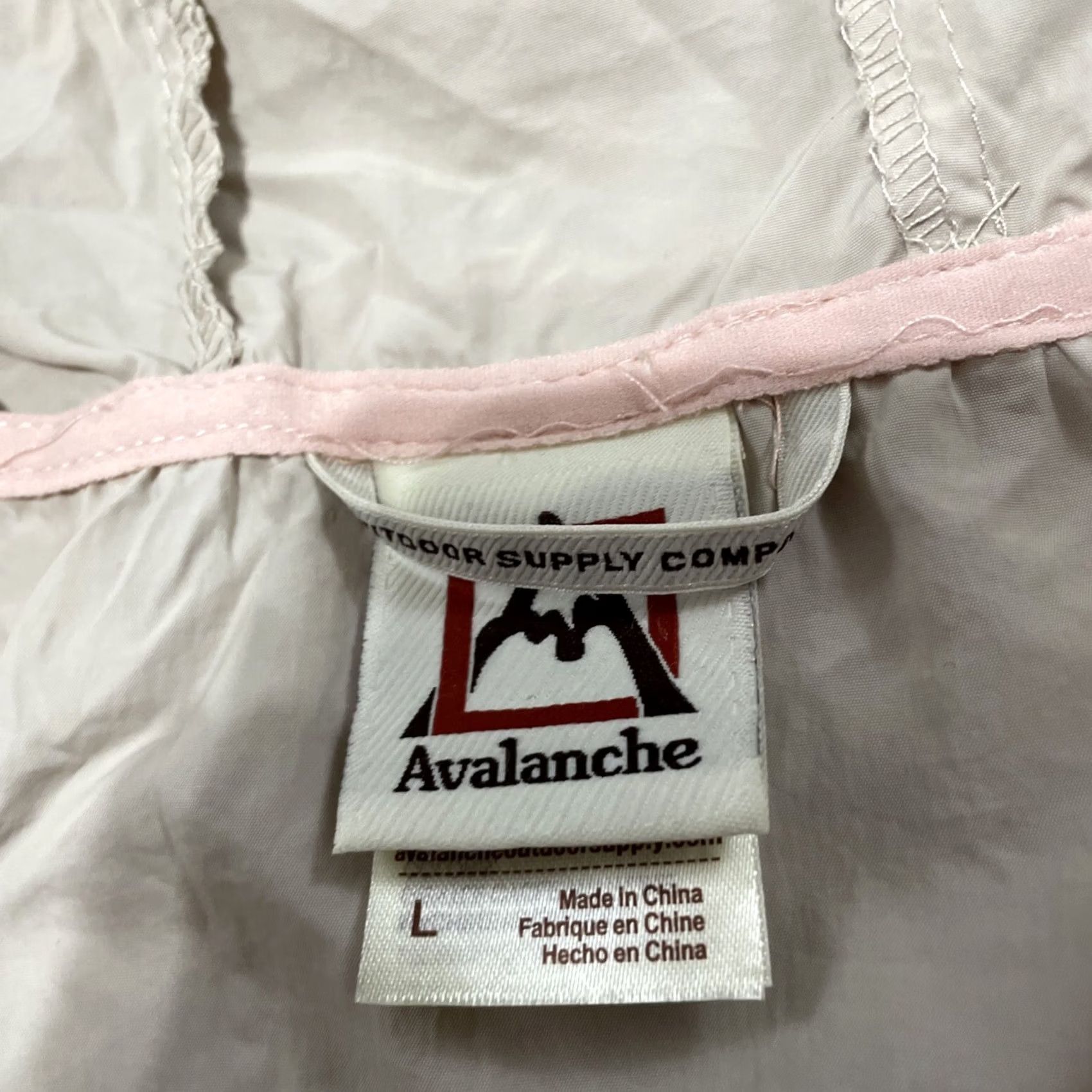 Avalanche VINTAGE Avalanche Windbreaker Jacket Women L Gray UL Packable Belt Climb Hike Gorp NEW Size L / US 10 / IT 46 - 6 Thumbnail