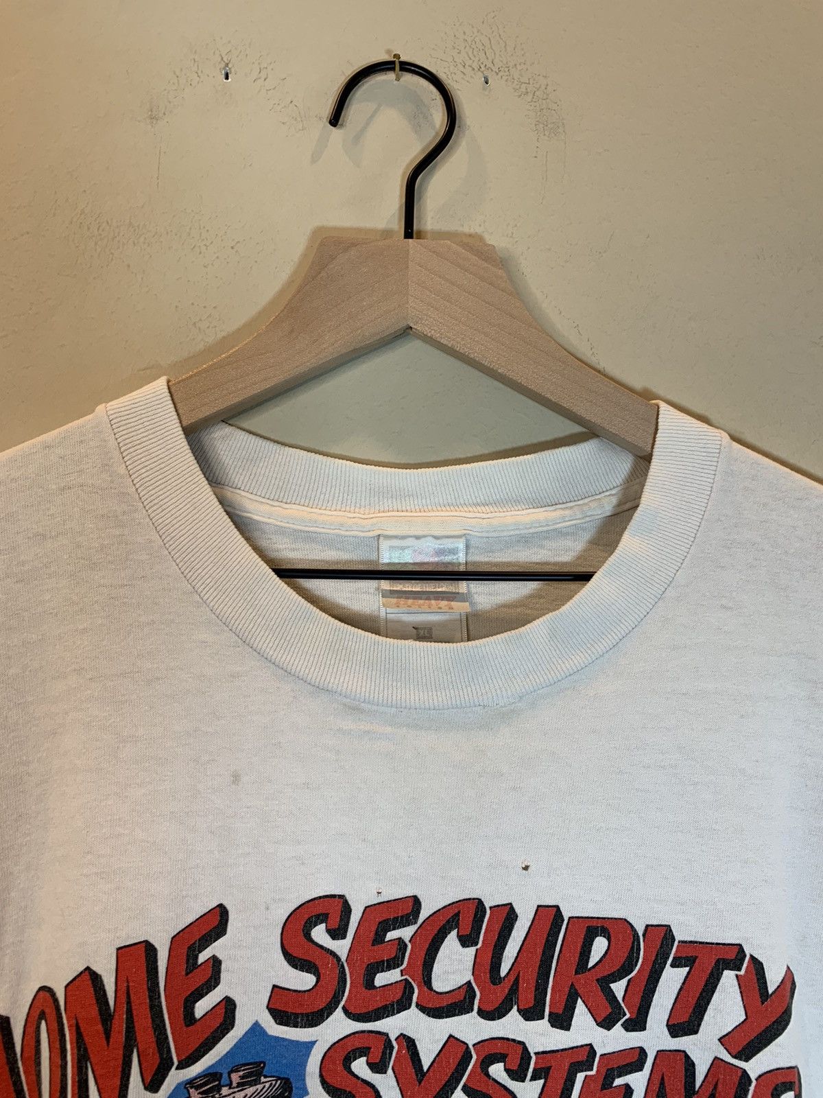 Vintage *RARE* Vintage 90s Home Security Systems Redneck Style Shirt Size US XL / EU 56 / 4 - 5 Thumbnail