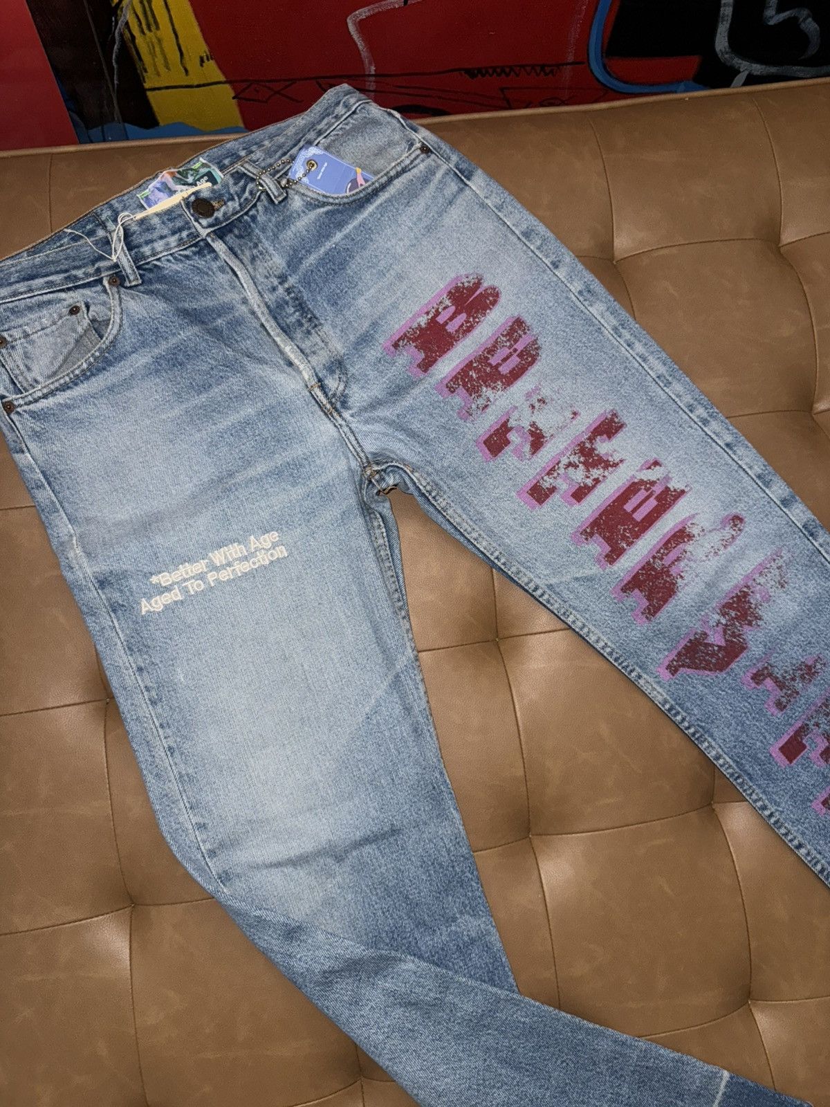 Better With Age Better with age logo jeans Size US 32 / EU 48 - 3 Thumbnail