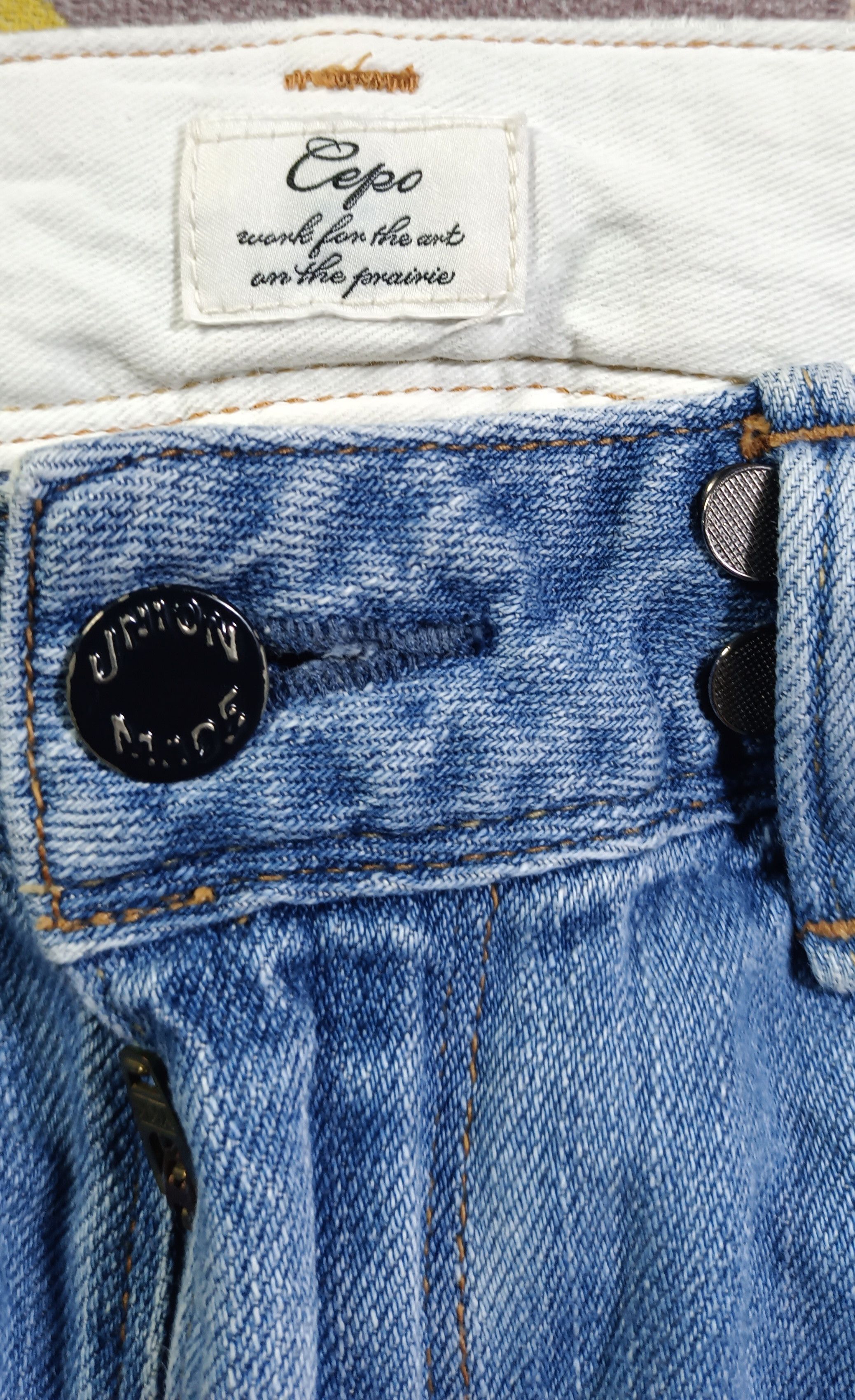 Japanese Brand CEPO Union Made Straight Denim Size US 30 / EU 46 - 8 Thumbnail