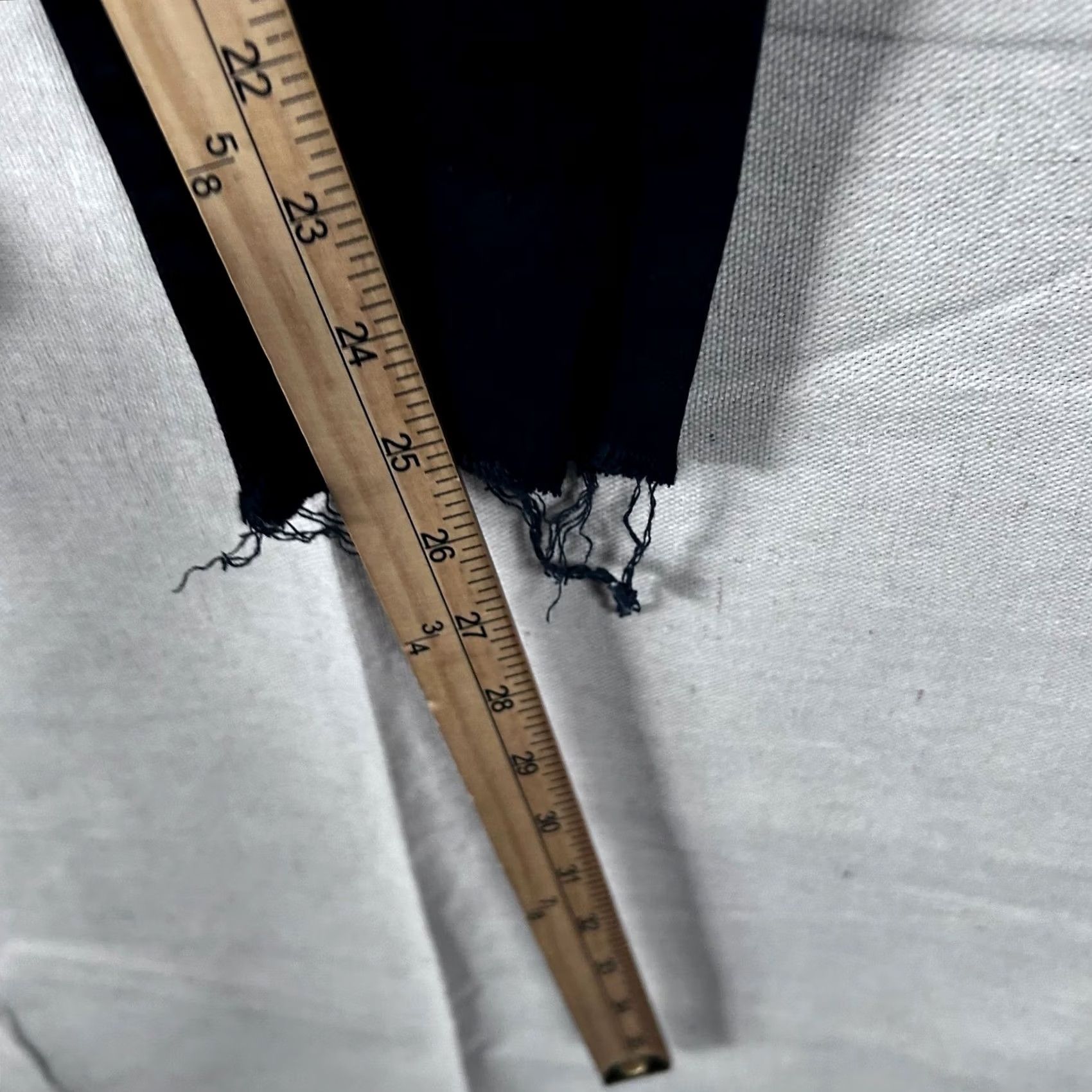 Vintage Pilcro and the Letterpress High-Rise Skinny Jeans Black Raw Hem 27 Size 27" / US 4 / IT 40 - 6 Thumbnail