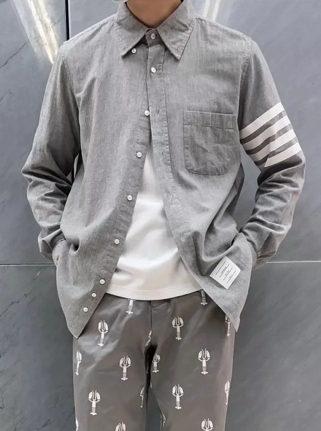 Thom Browne Thom Browne Full cotton shirt Size US L / EU 52-54 / 3 - 1 Thumbnail