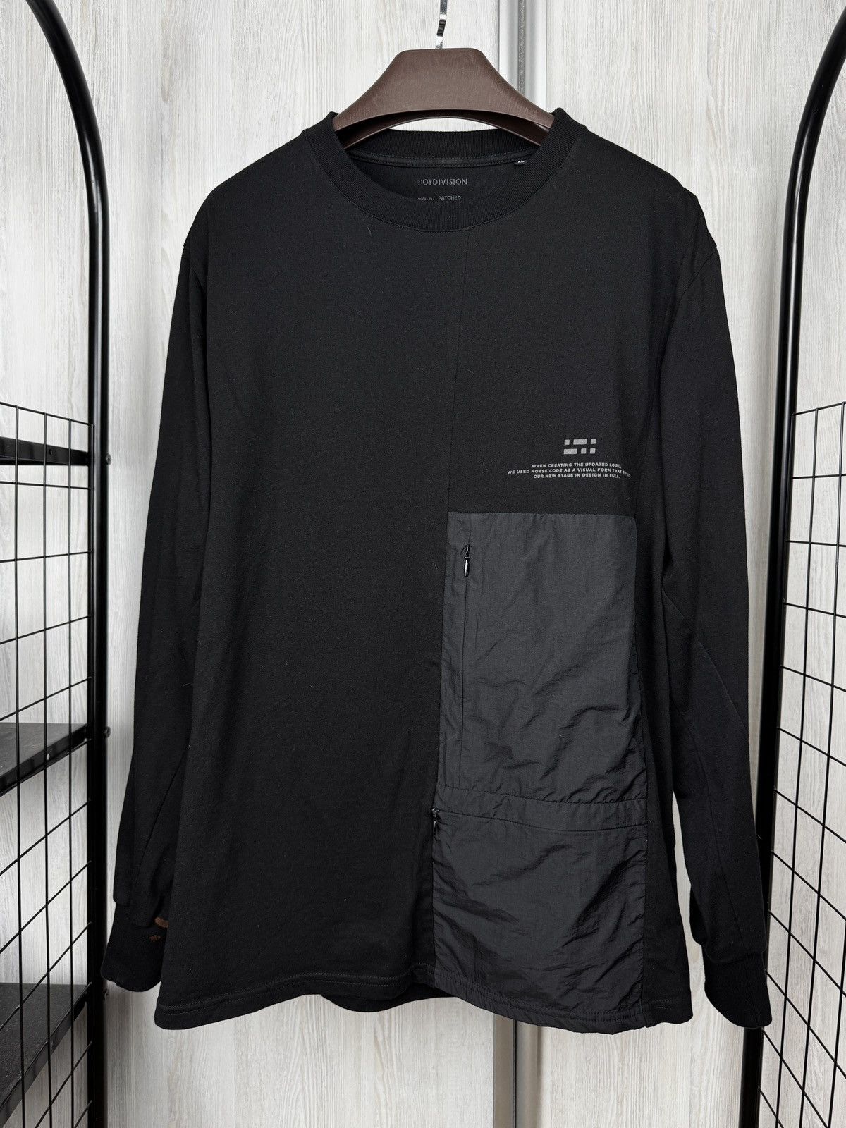 Riot Division Riot Division Vintage black patched pockets longsleeve Size US XL / EU 56 / 4 - 2 Thumbnail