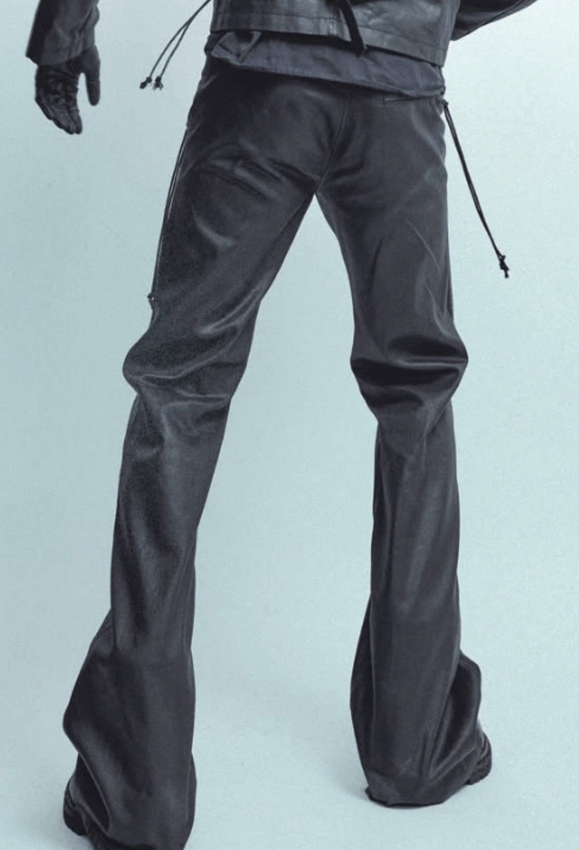 Somar Peril Waxed Tassel Trousers Size US 32 / EU 48 - 2 Thumbnail