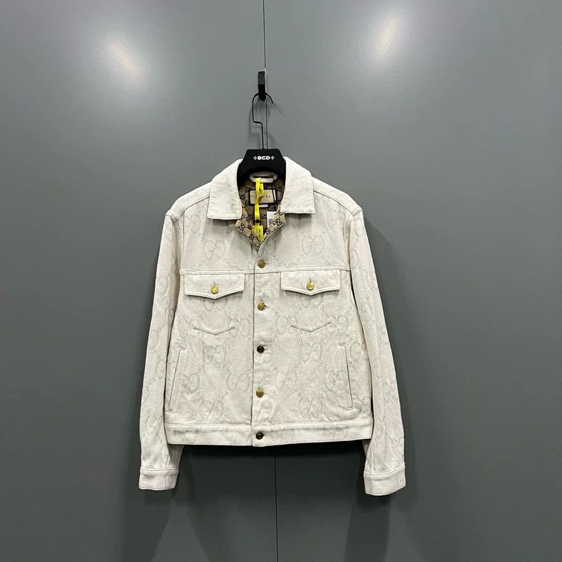 Gucci Gucci Full-print GG denim jacket 2502-Nextarrow Size US M / EU 48-50 / 2 - 1 Thumbnail