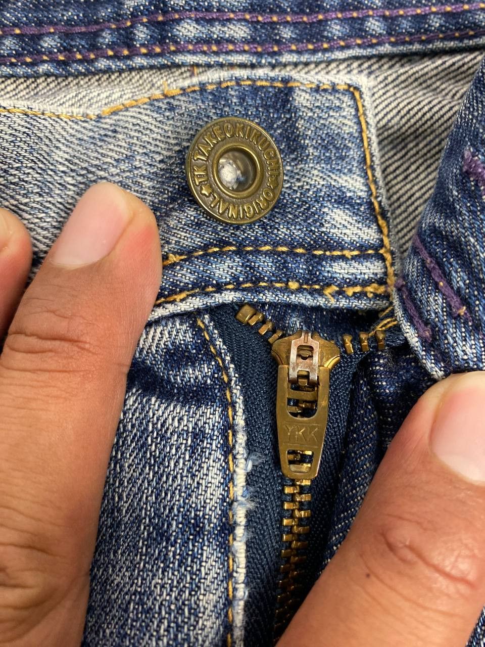 Takeo Kikuchi vintage takeo kikuchi japan distressed denim nice design Size US 34 / EU 50 - 12 Thumbnail