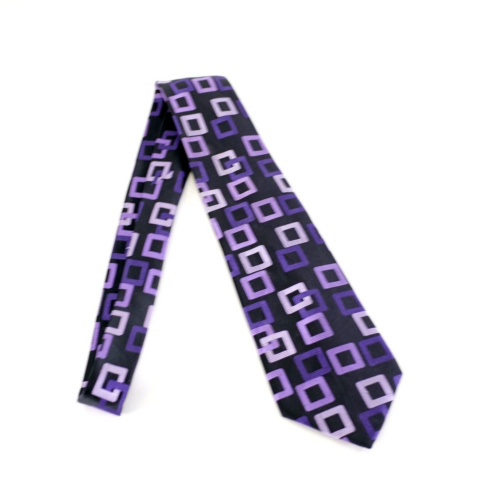 Croft & Barrow Croft & Barrow Black Purple Geometric Abstract Woven Long Si Size ONE SIZE - 7 Thumbnail