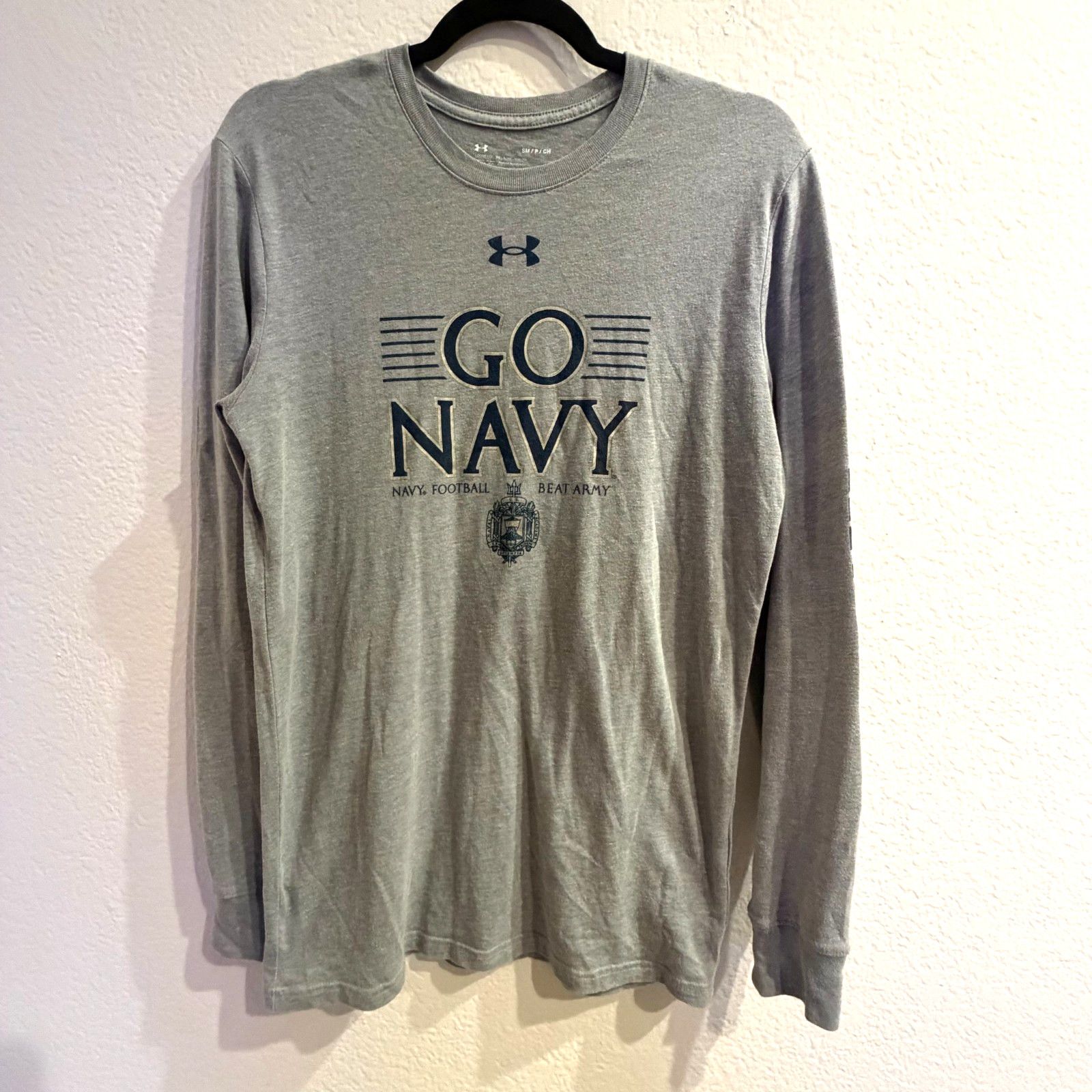 Under Armour Under Armour Go Navy Shirt S Midshipmen Beat Army Football Size US S / EU 44-46 / 1 - 1 Thumbnail