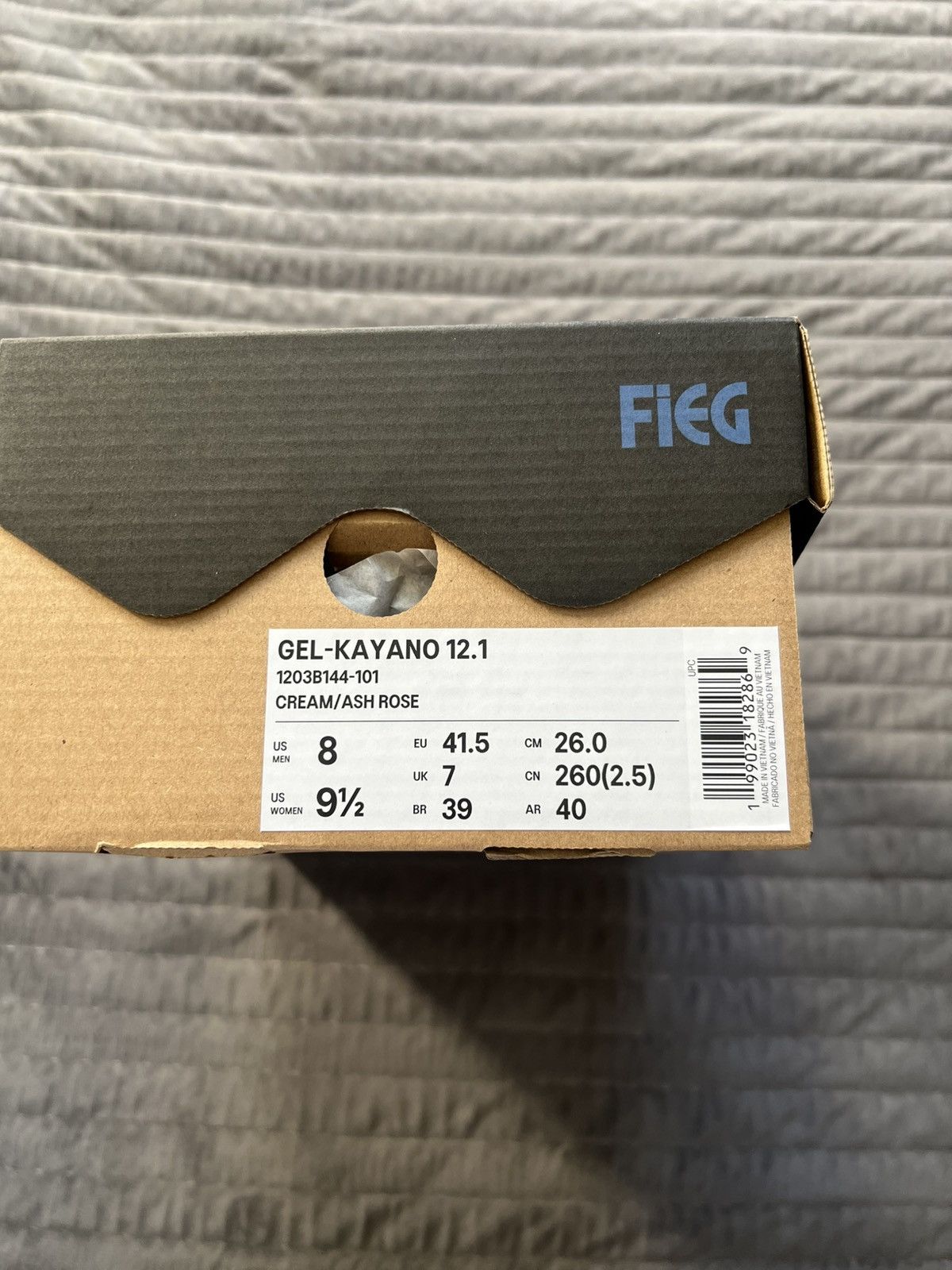 Kith ASICS Loyalty Exclusive Gel Kayano 12.1 Quartz Size 8