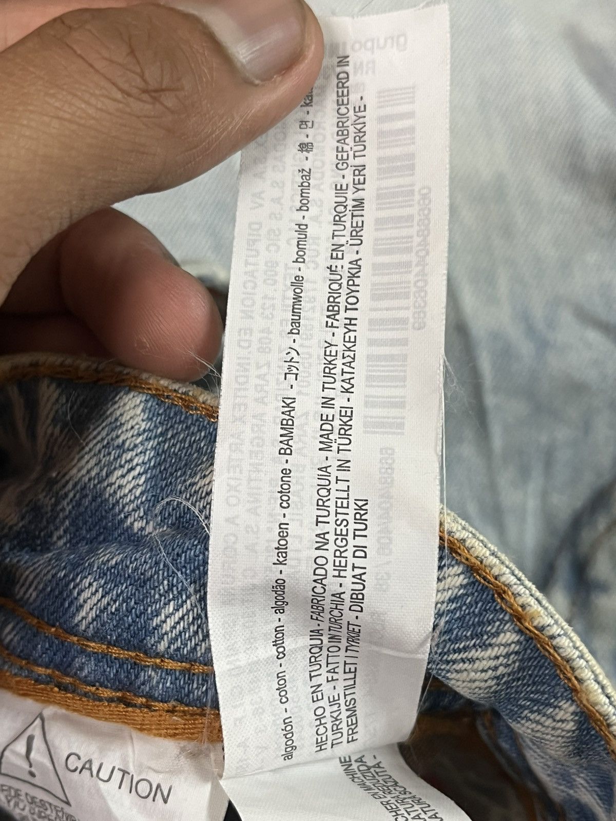 Zara VINTAGE ZARA MAN DENIM DISTRESSED STYLE Size US 34 / EU 50 - 14 Thumbnail