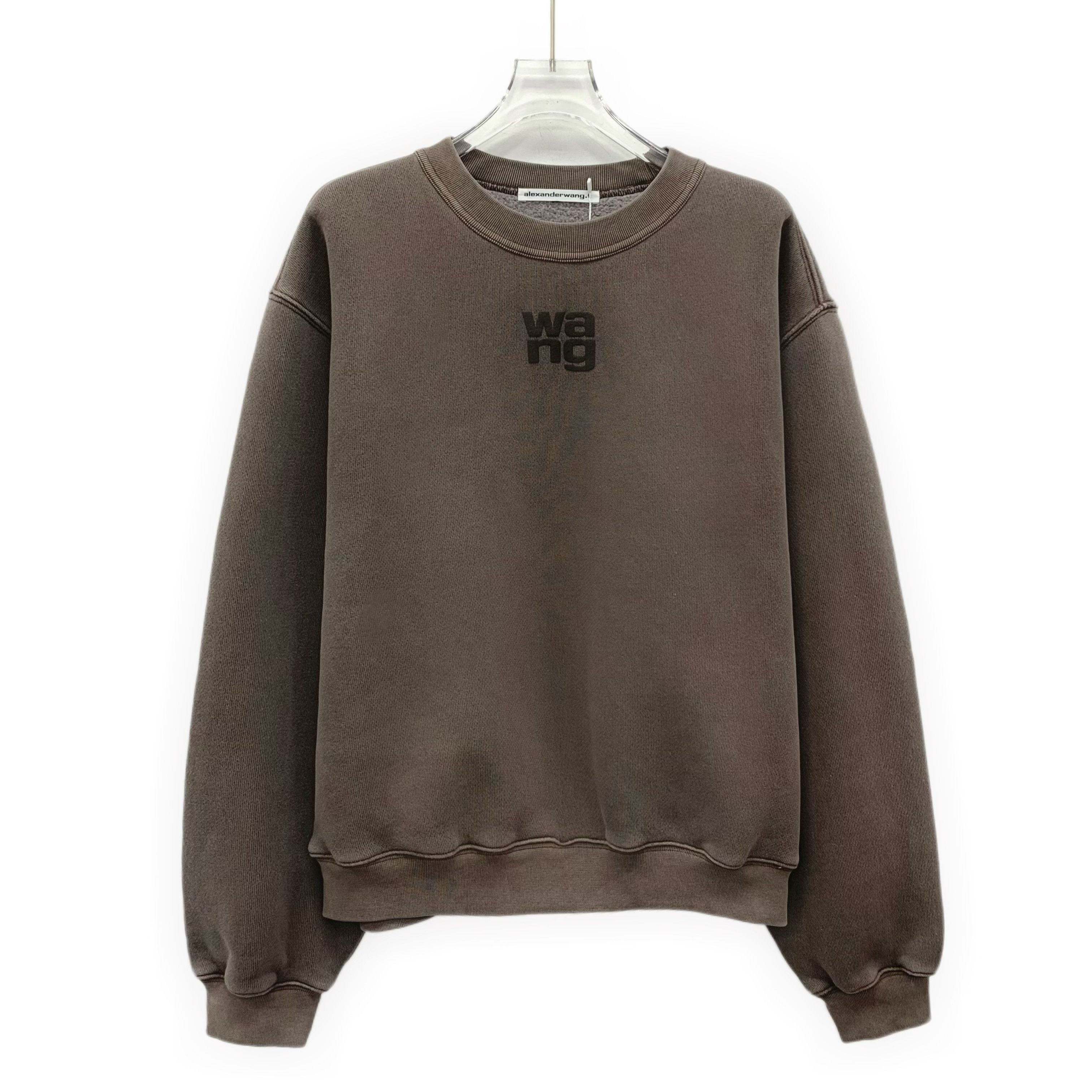 Alexander Wang Alexander Wang Logo Sweatshirt Brown (M) Size M / US 6-8 / IT 42-44 - 1 Thumbnail