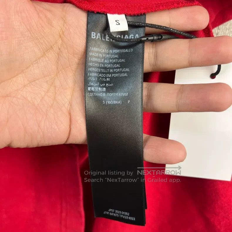 Balenciaga Balenciaga Alphabet Printed Round Neck Pullover Short-Slee Size US S / EU 44-46 / 1 - 5 Thumbnail