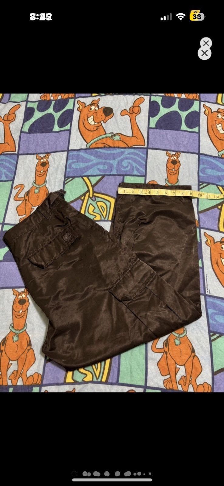 DKNY ***FINAL DROP***RARE 90s DKNY TECHNICAL WIDE CARGO 31 Size US 31 - 2 Thumbnail