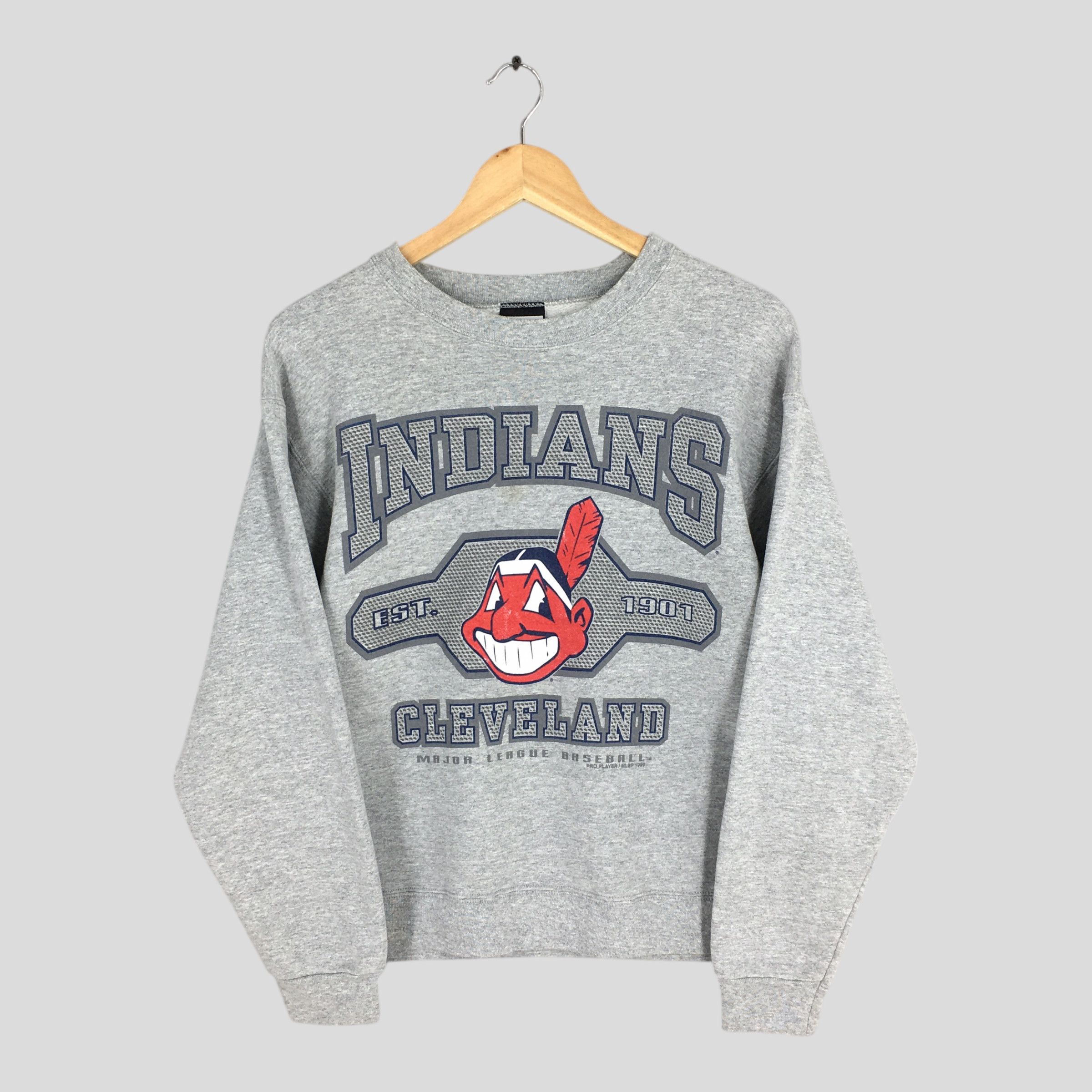 MLB Vintage Cleveland Indians Mlb Baseball Sweatshirt Medium Size US M / EU 48-50 / 2 - 1 Thumbnail