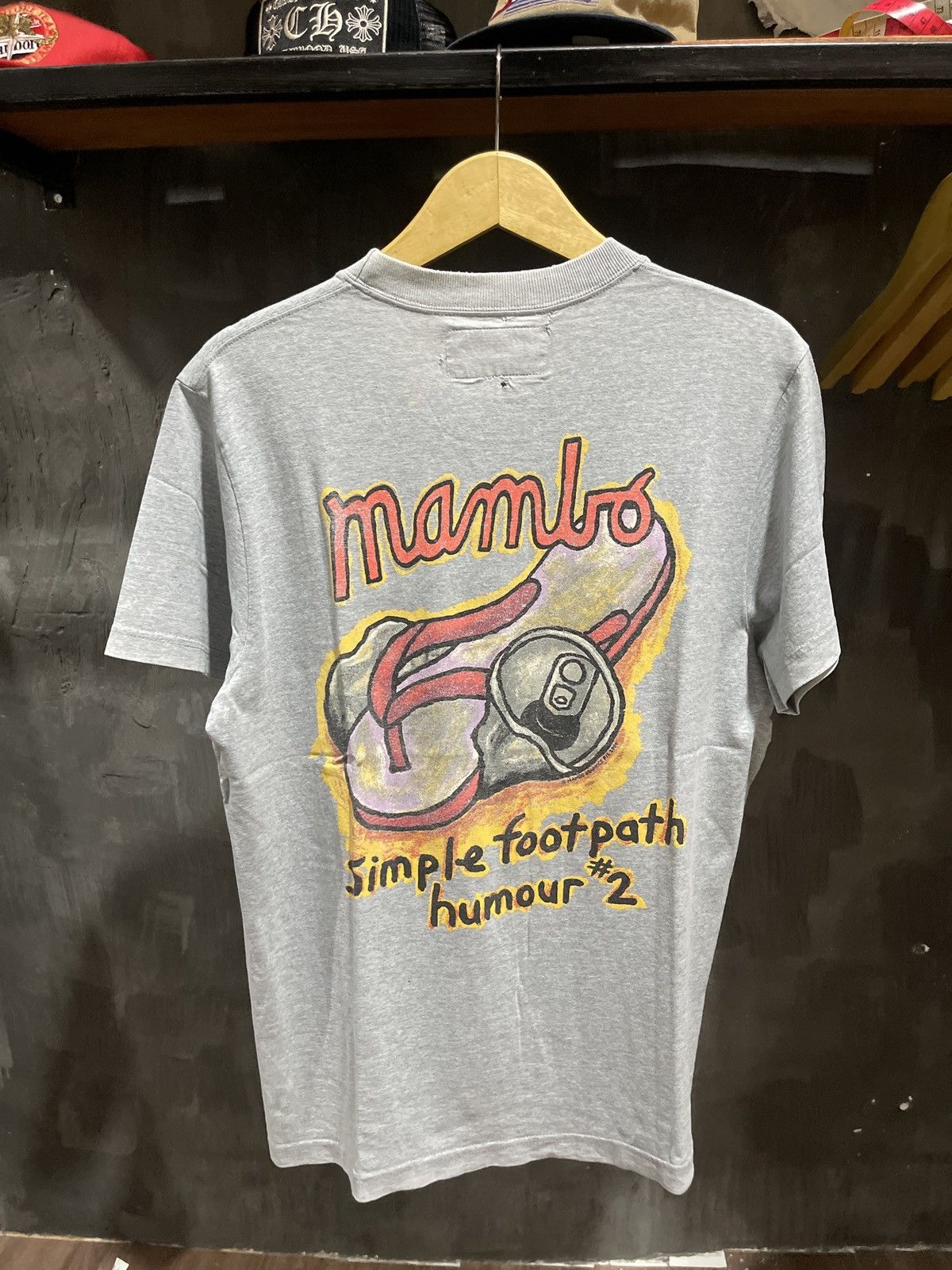 image of Mambo x Vintage 2000 Simple Footpath Humour in Grey, Men's (Size Medium)