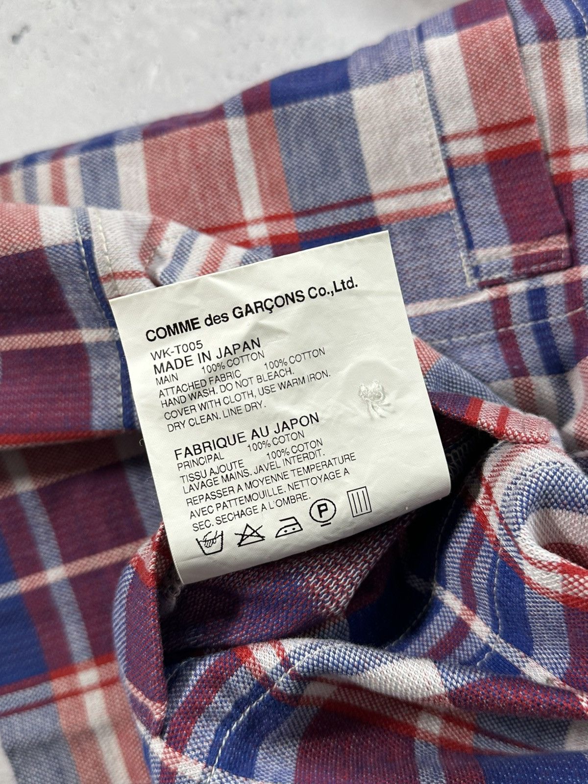 Junya Watanabe Junya Watanabe MAN Comme des Garçons 2012 Plaid Cardigan Size US S / EU 44-46 / 1 - 9 Thumbnail