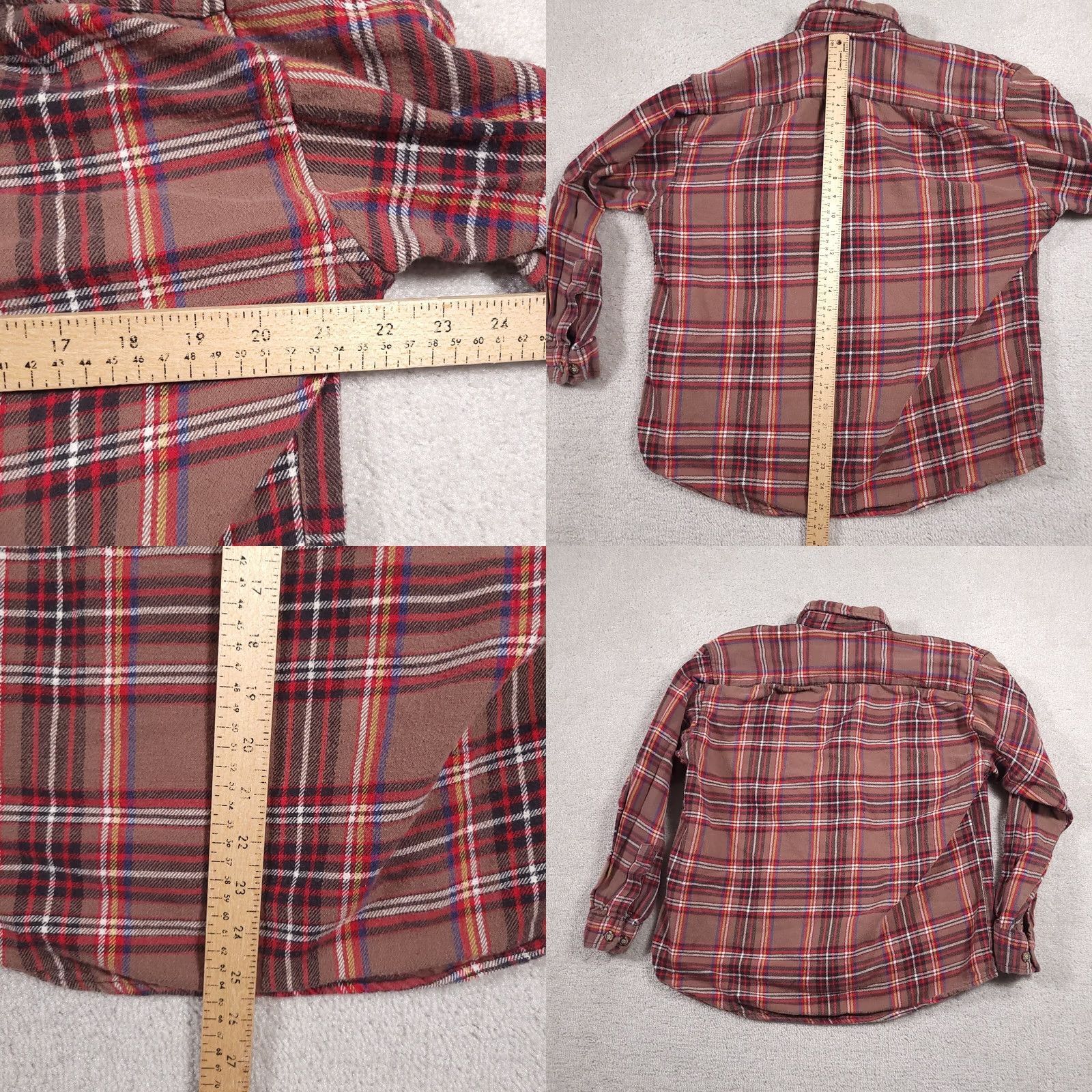 Vintage VINTAGE Stillwater Supply Co. Flannel Shirt Mens M Red Plaid Outdoor Pockets Shirt Mens Regular Red Plaid Outdoor Pockets Size US M / EU 48-50 / 2 - 8 Thumbnail