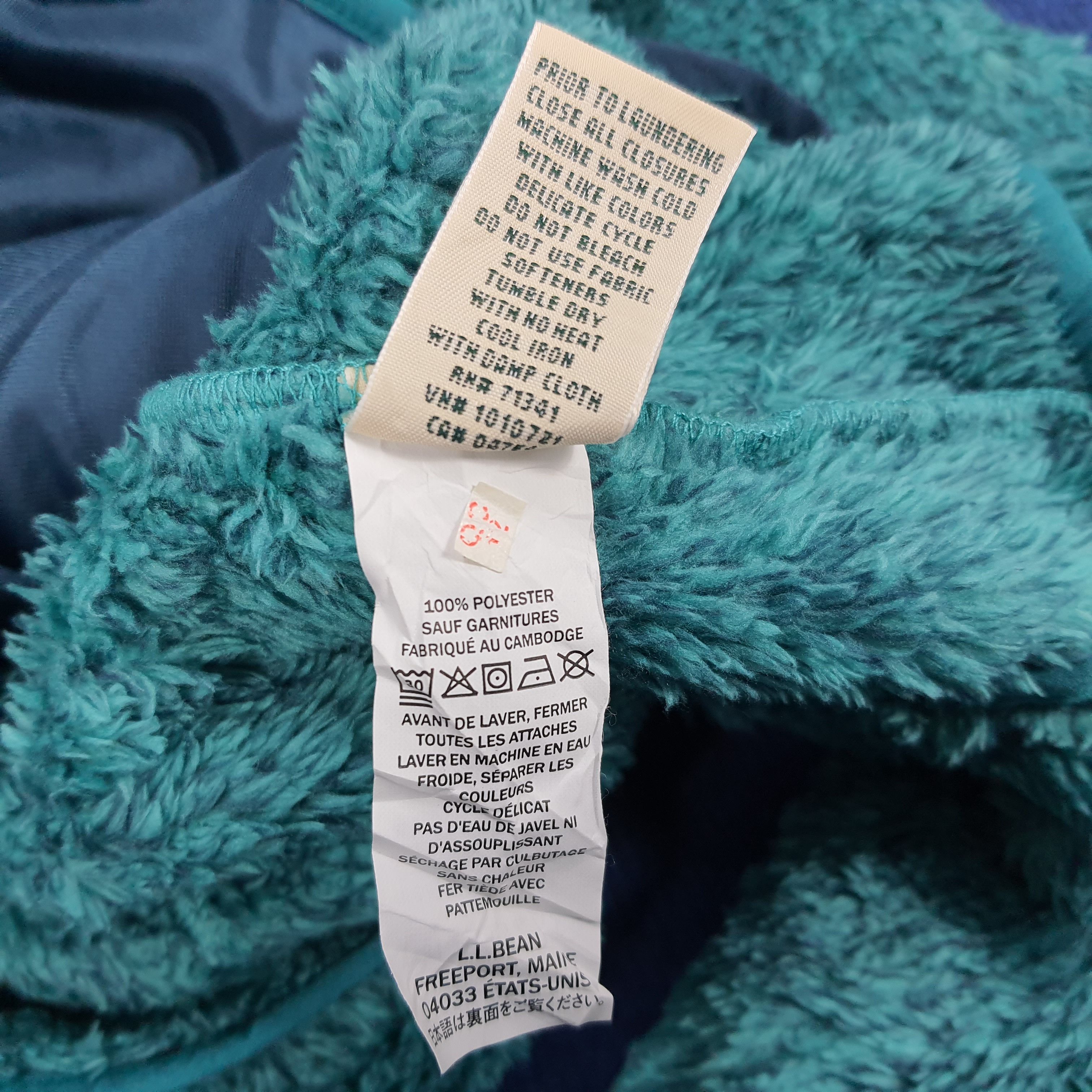 L.L. Bean × Vintage Vintage L.L.Bean Outdoor Winter Fleece Jacket Size US L / EU 52-54 / 3 - 7 Thumbnail