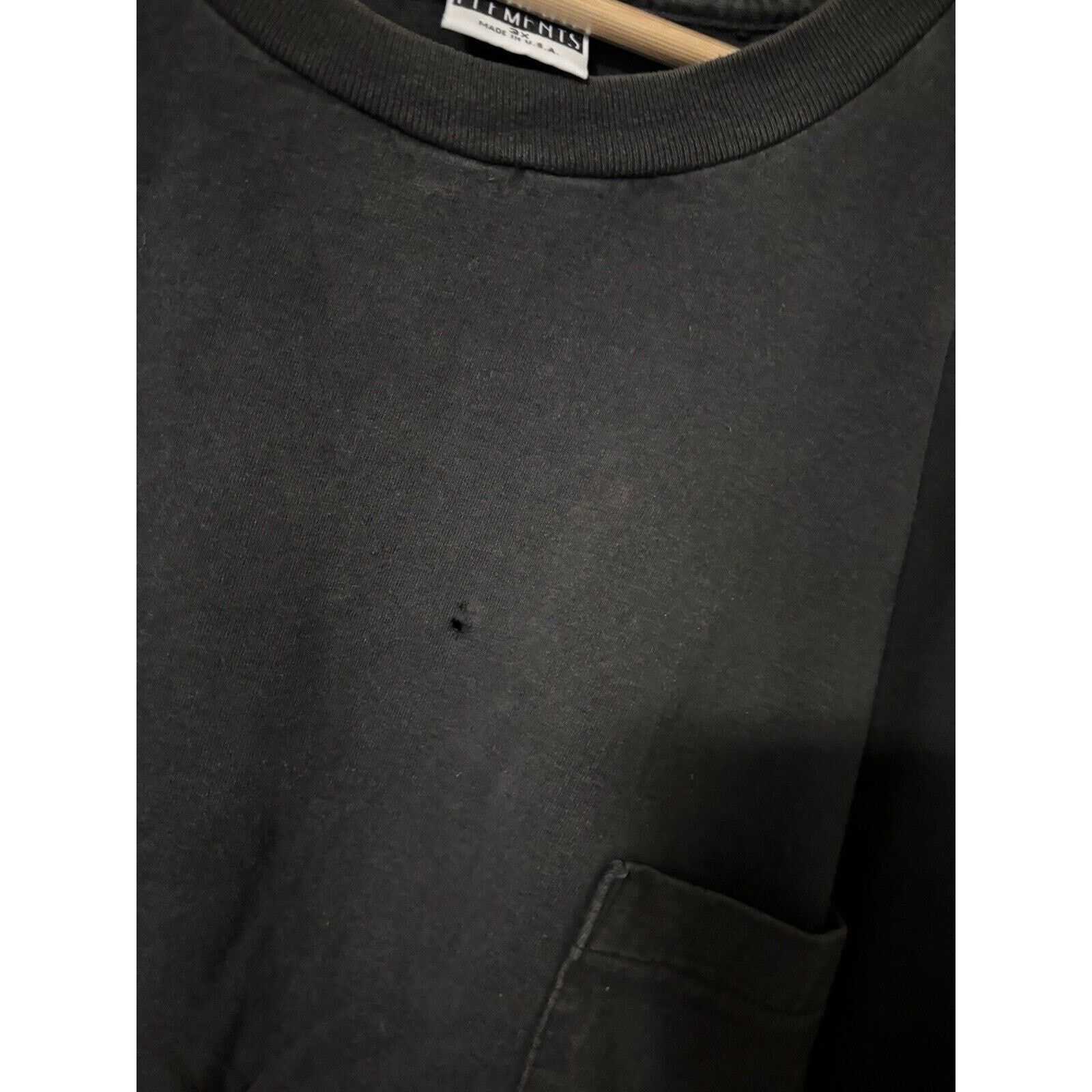 Other Vintage Faded Black Blank Shirt Size 3x Brand Made In USA Size US XXL / EU 58 / 5 - 5 Thumbnail