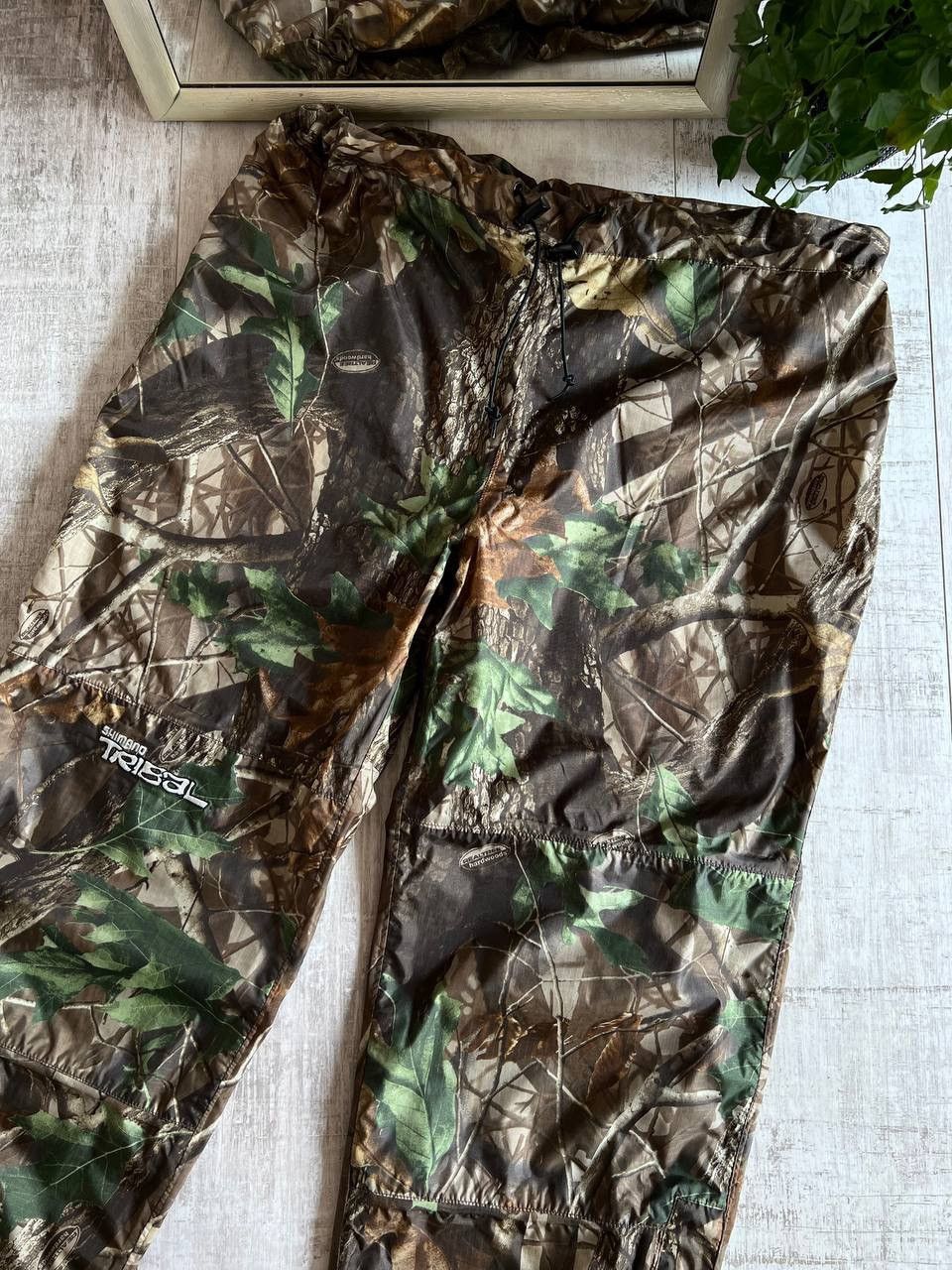 Realtree × Vintage Realtree Shimano Tribal Vintage Pants Y2K Parachute RARE Size US 34 / EU 50 - 2 Thumbnail