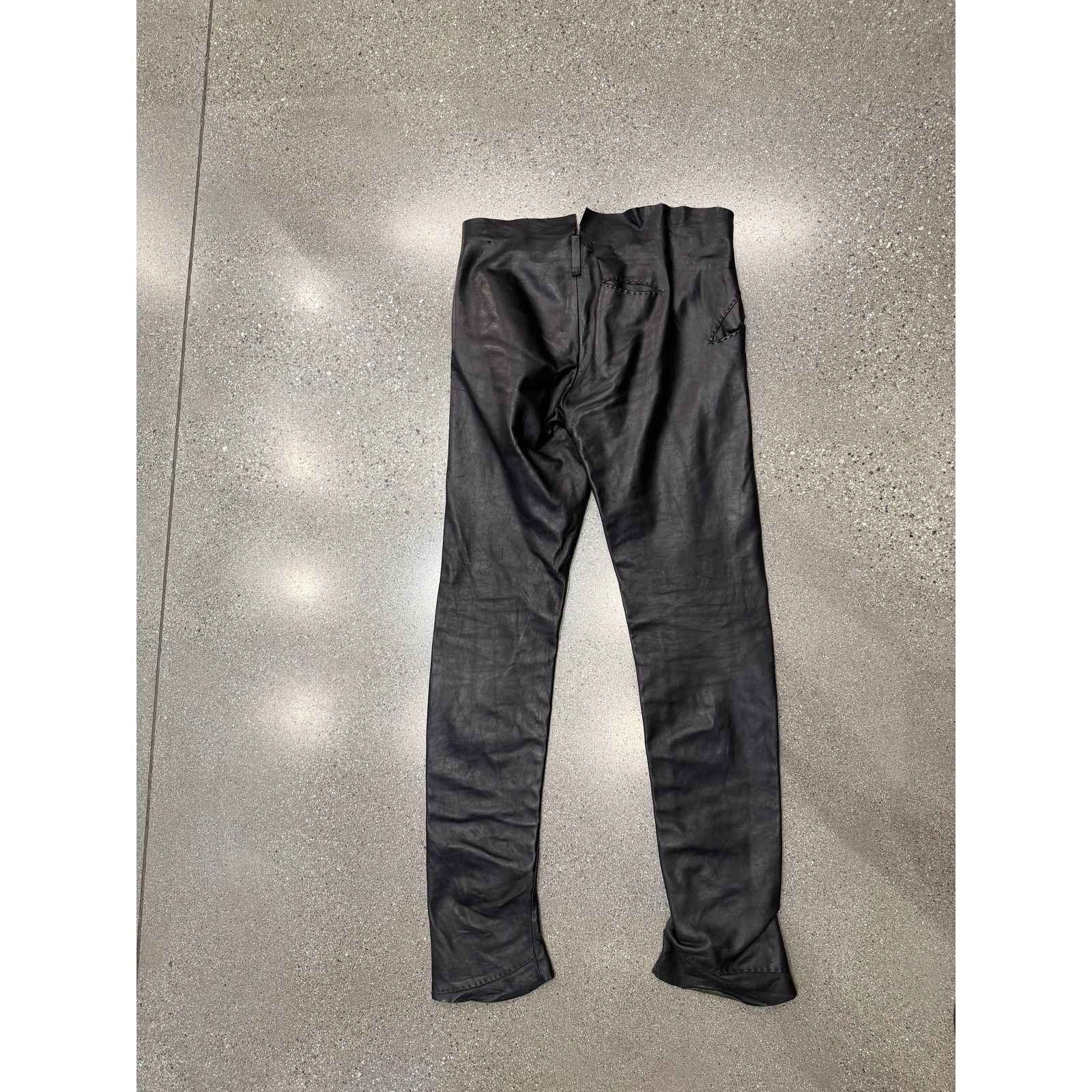 Ma+ MA+ Black Leather Pants Size US 32 / EU 48 - 12 Thumbnail
