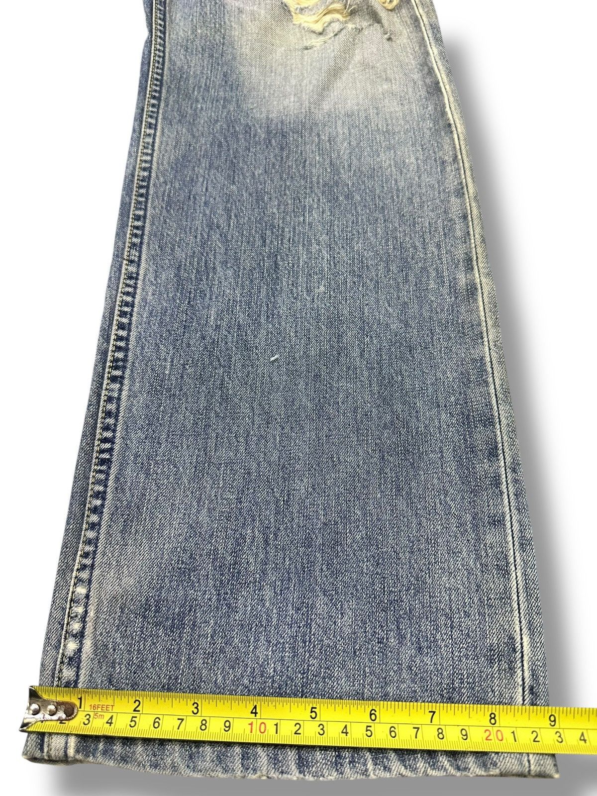 Japanese Brand Distressed Levi's 503 Vintage Baggy Wideleg Style Faded Size US 32 / EU 48 - 17 Thumbnail