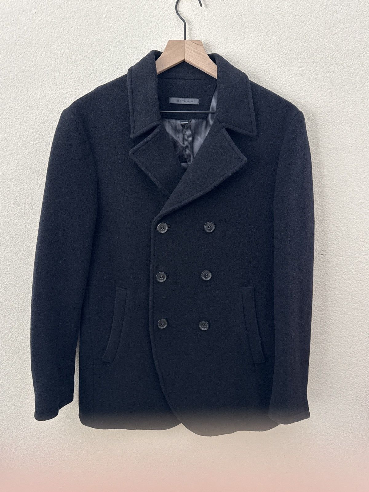 John Varvatos John Varvatos Peacoat Made in Italy Size US M / EU 48-50 / 2 - 1 Thumbnail