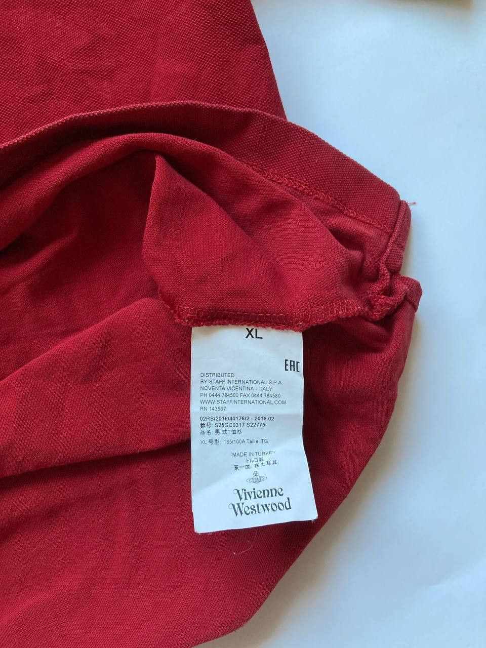 Vivienne Westwood Rare Vivienne Westwood Orb Logo Polo Tee Size US XL / EU 56 / 4 - 6 Thumbnail