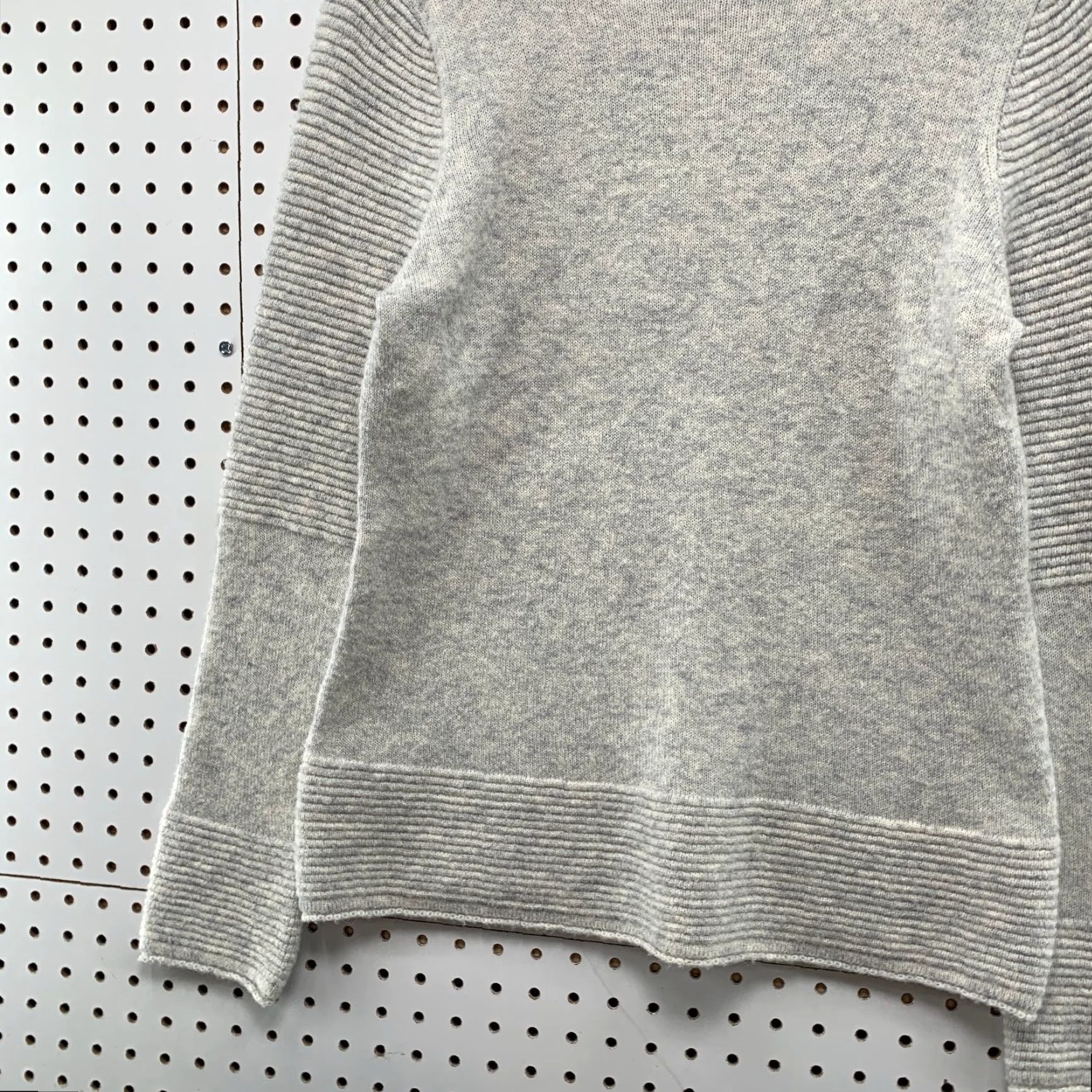 Banana Republic Banana Republic Merino Wool Alpaca Sweater Womens M Gray Mock Neck Ribbed Sleeve Pullover Knit Medium Womens Size M / US 6-8 / IT 42-44 - 6 Thumbnail