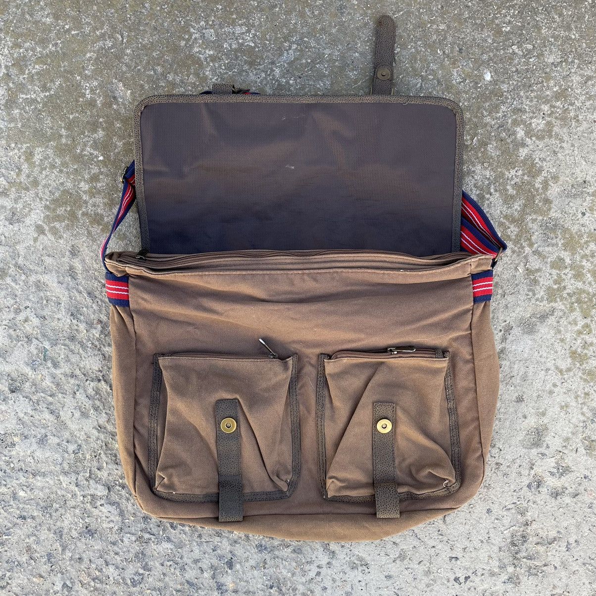 Hypebeast Vintage Japanese Style Kangol Bag For Laptop Y/K Grunge Size ONE SIZE - 13 Thumbnail