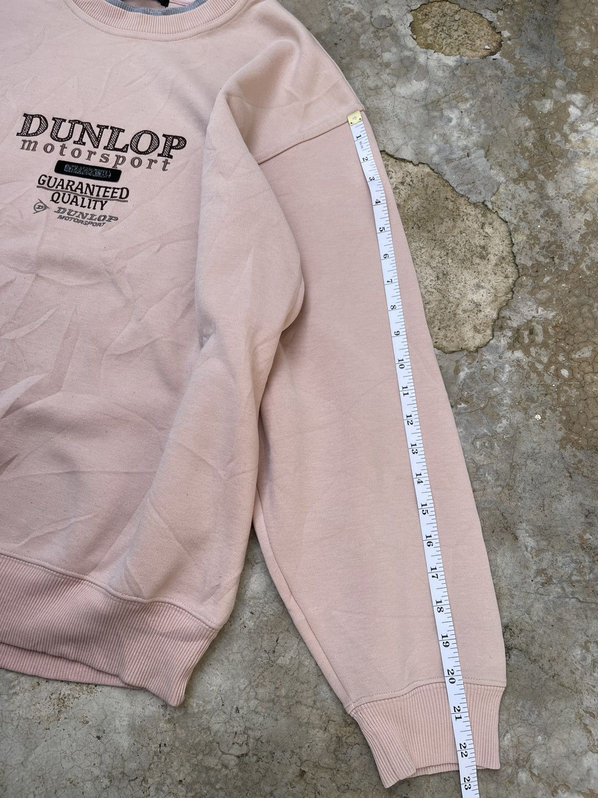 Dunlop Vintage Dunlop Motorsport Spell-Out Crewneck Sweatshirt Size US L / EU 52-54 / 3 - 5 Thumbnail