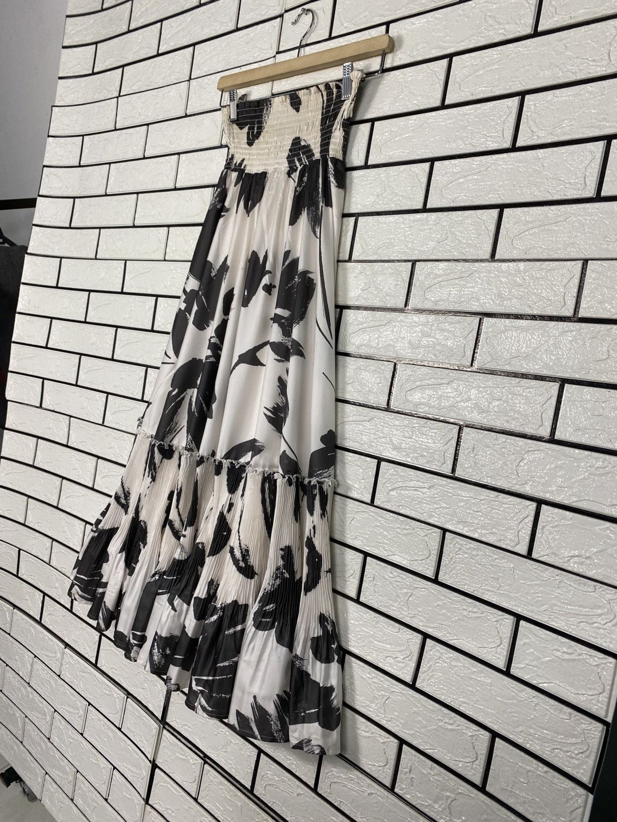 Japanese Brand Long Skirt Full Print Style Manda Japan Issey Miyake Size 26" / US 2 / IT 38 - 3 Thumbnail