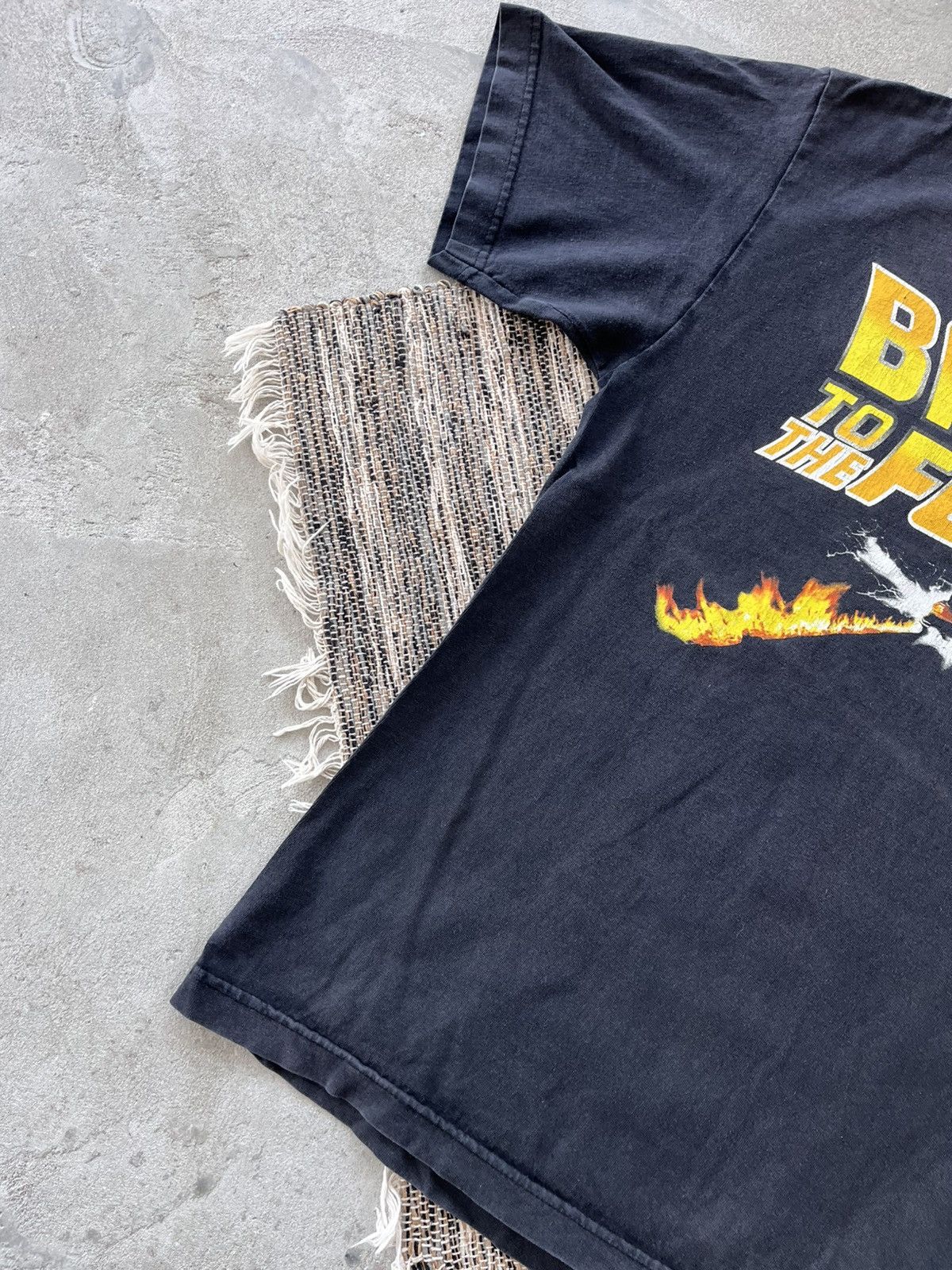 Band Tees 00s Vintage Back to the Future Faded Black Movie Tshirt Y2K Size US M / EU 48-50 / 2 - 4 Thumbnail