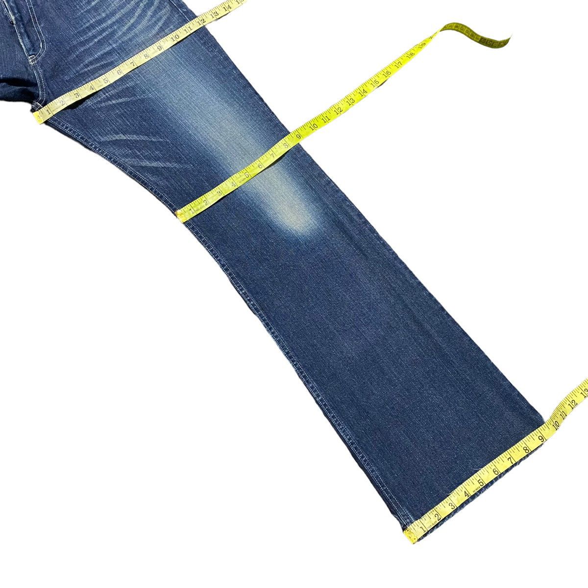 Japanese Brand Wizzard Japan Clawmark Denim Flare Jeans Hedi Slimane Size US 32 / EU 48 - 18 Thumbnail