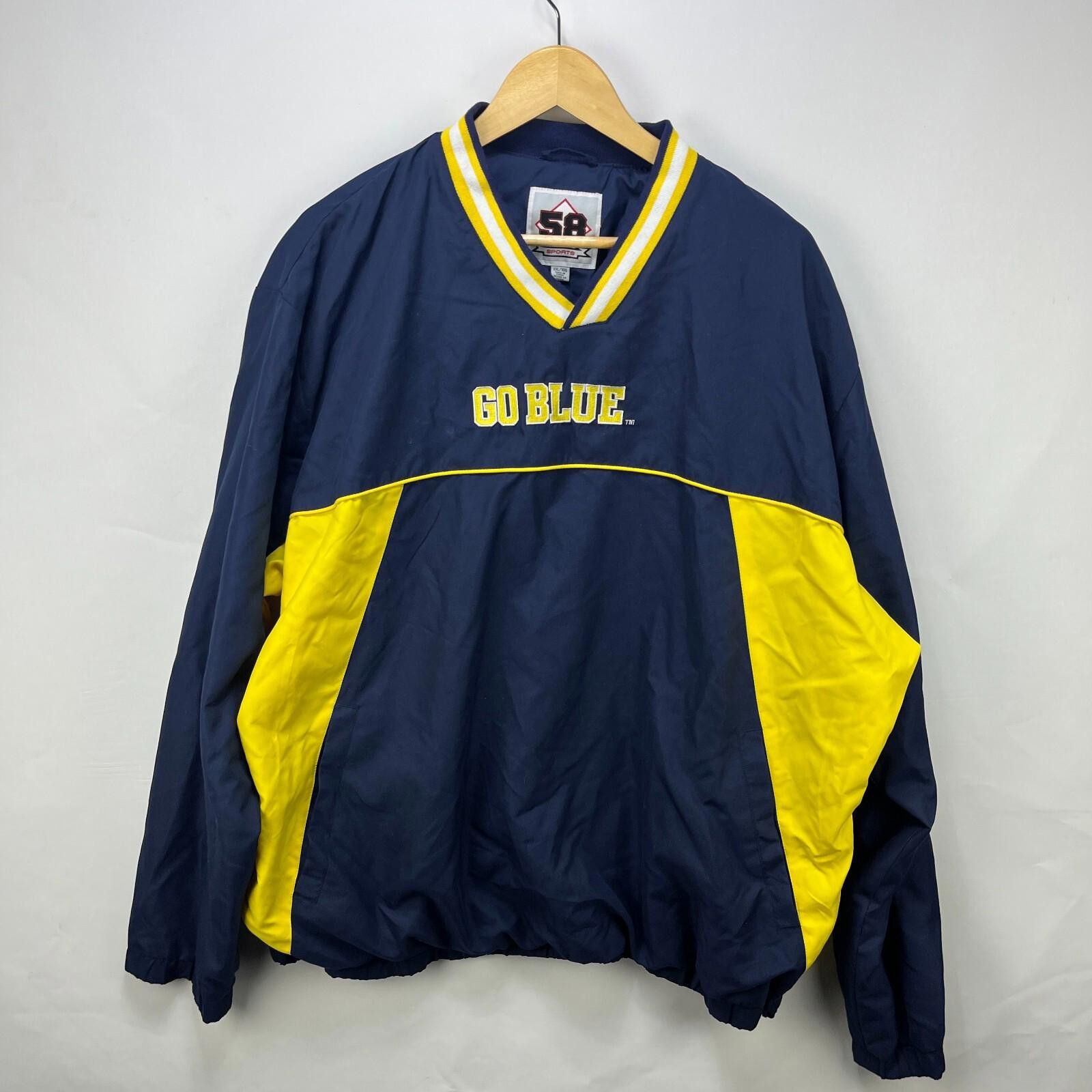 Vintage Vintage Michigan Wolverines Windbreaker Jacket Size 2XL Size US XXL / EU 58 / 5 - 4 Thumbnail