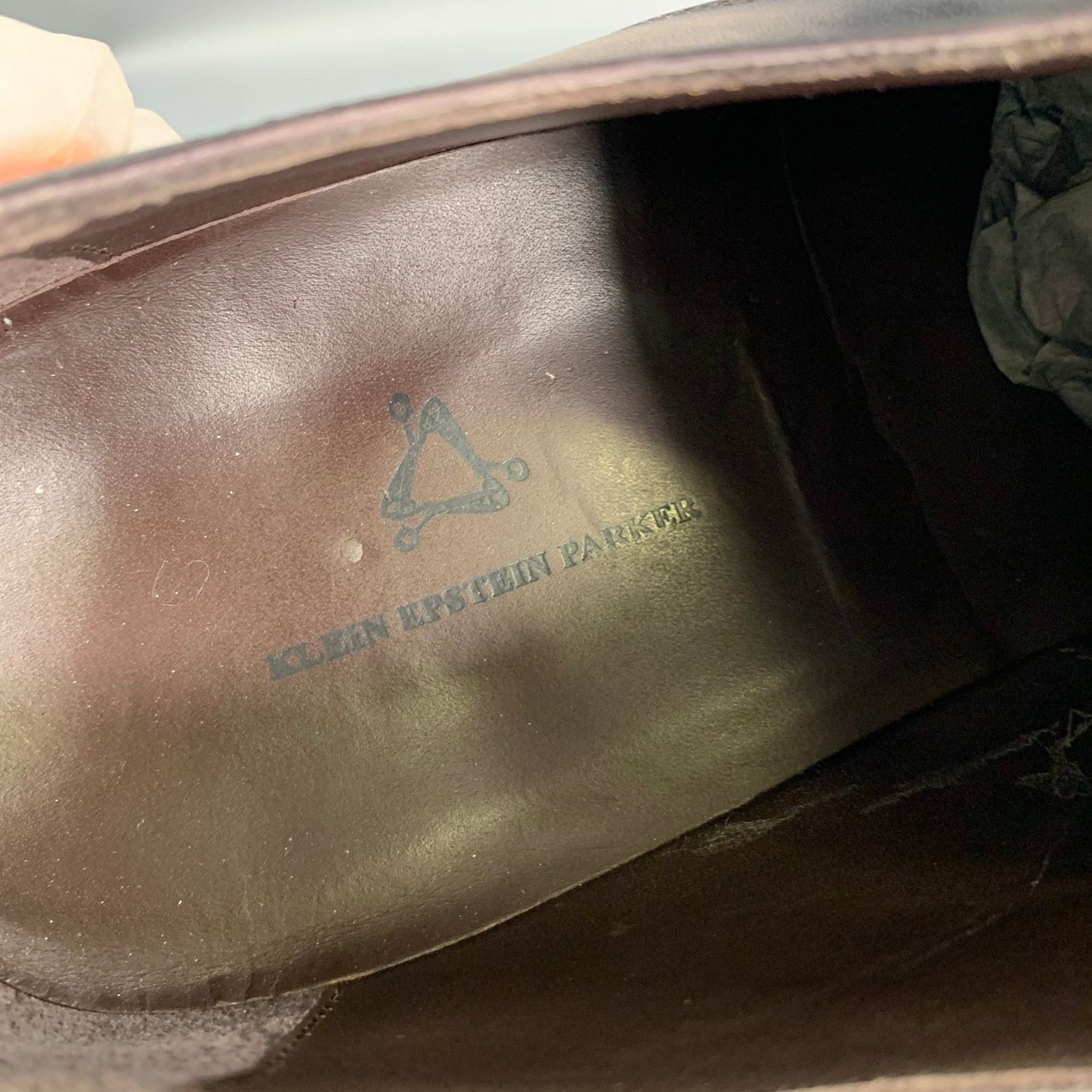 Other KLEIN EPSTEIN & PARKER Size 12 Grey White Distressed Paten Size US 12 / EU 45 - 8 Thumbnail