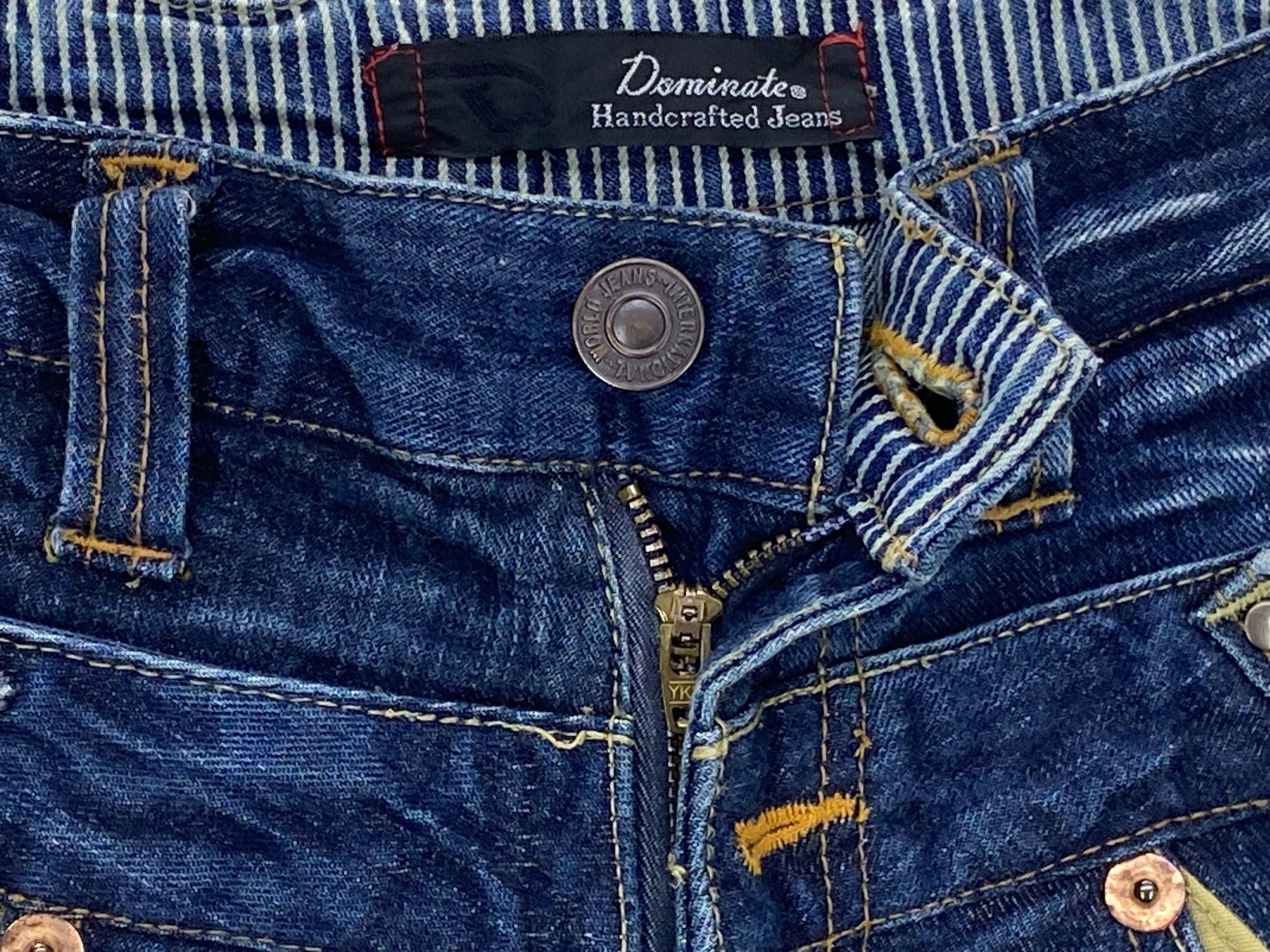 Japanese Brand Dominates Jeans Double Waist Jeans Japanese Jeans Size US 30 / EU 46 - 10 Thumbnail