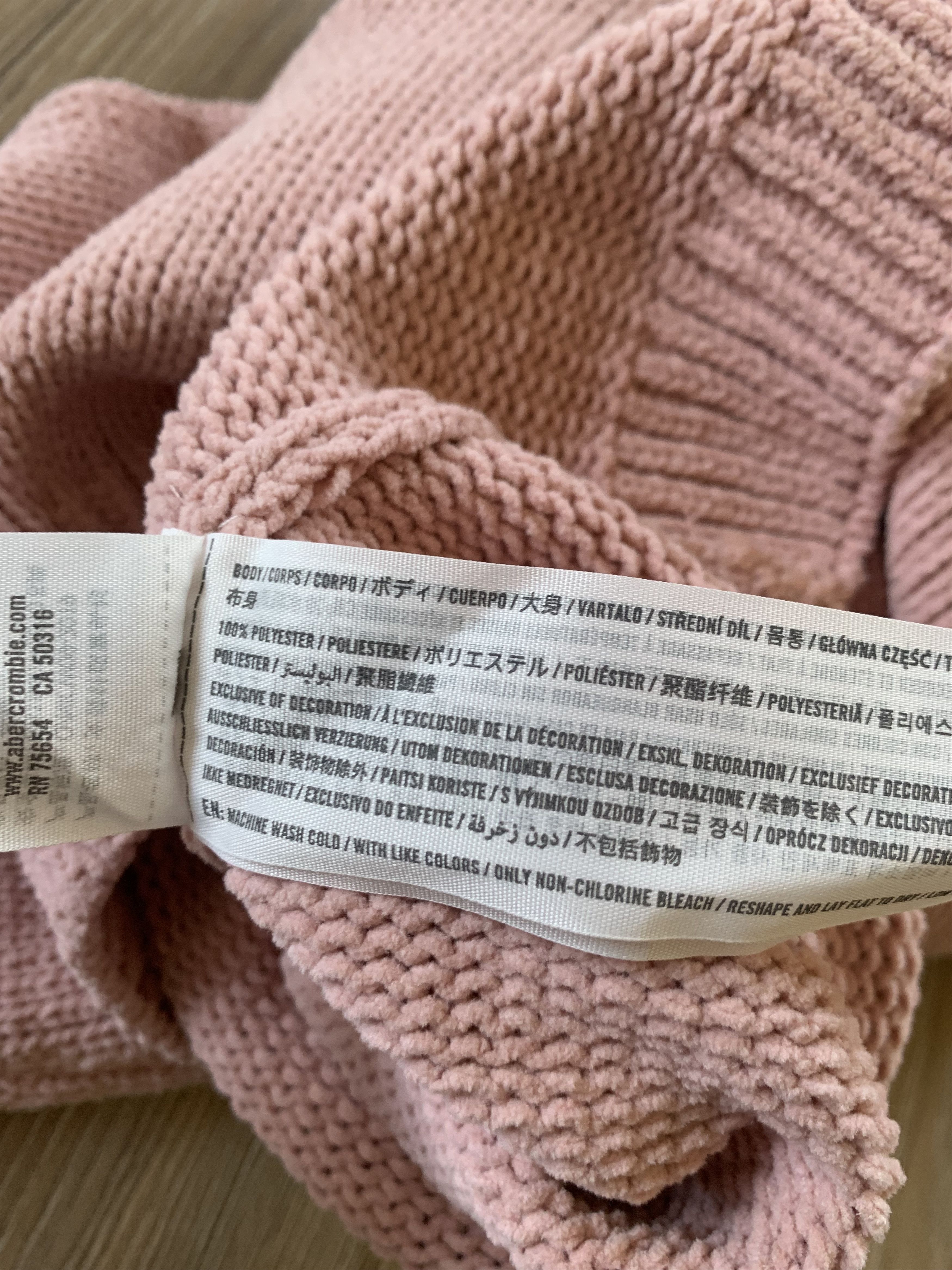 Hollister Holister Womens Pink Knit Sweater Size L / US 10 / IT 46 - 12 Thumbnail
