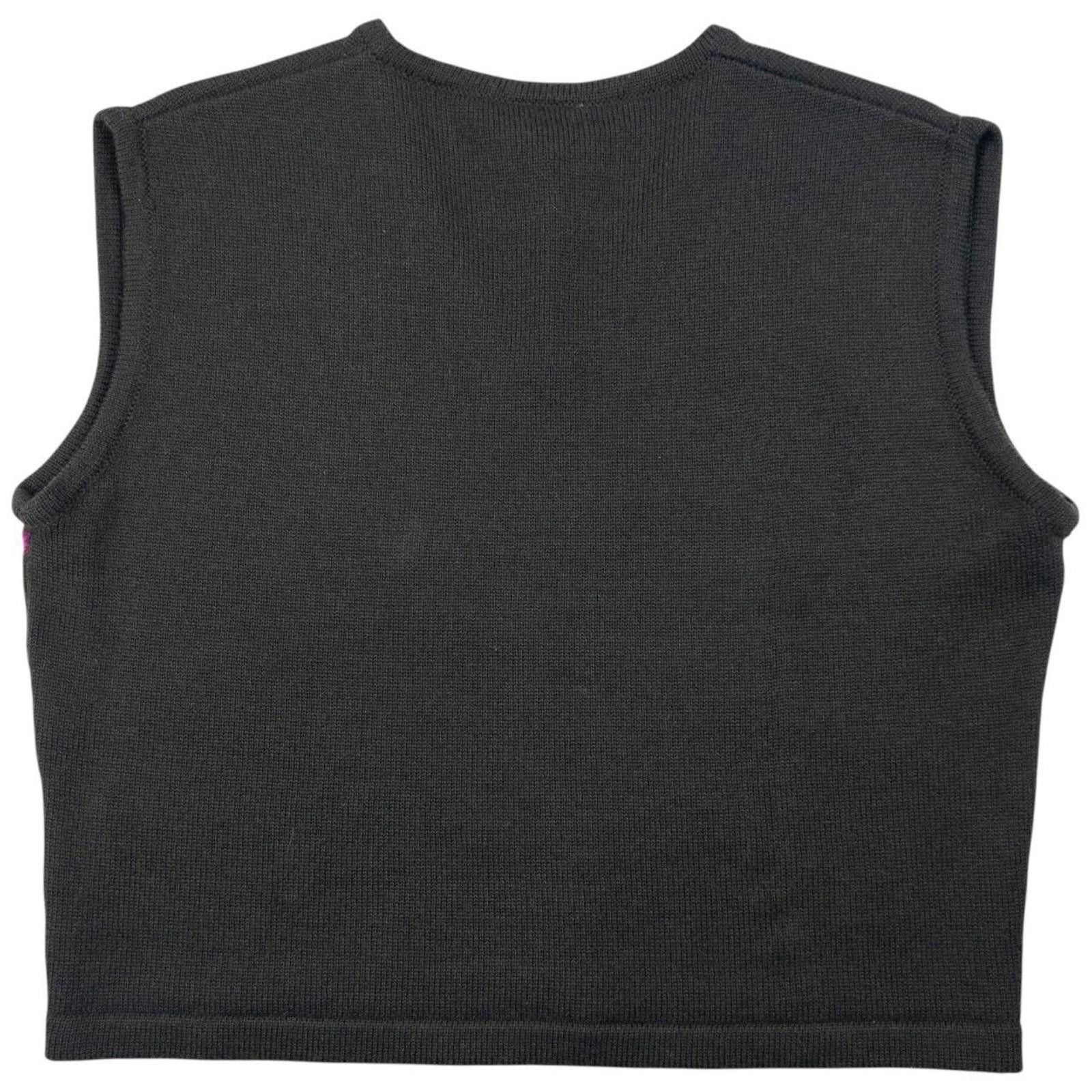Versace Vintage Versace Jeans Couture Cropped Sweater Vest Size L Size L / US 10 / IT 46 - 2 Thumbnail