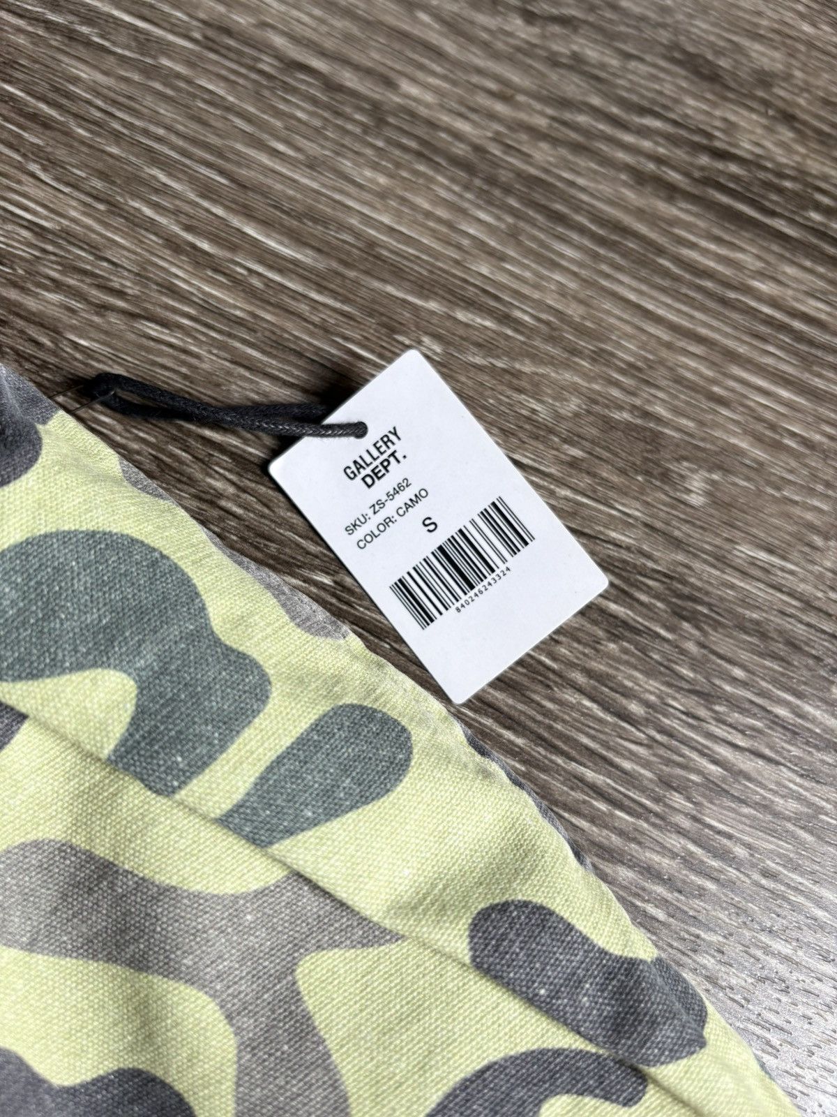 Gallery Dept. Gallery Dept. Green Camo Zuma Shorts Size US 29 - 13 Thumbnail