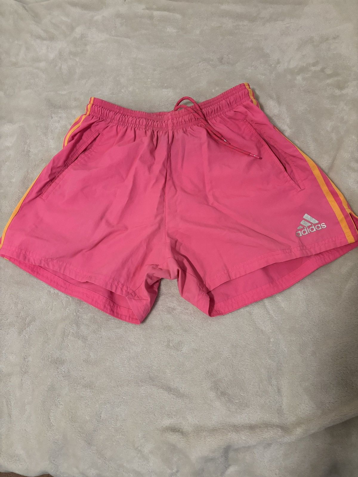 image of Adidas Pink Shorts, Men's (Size 32)
