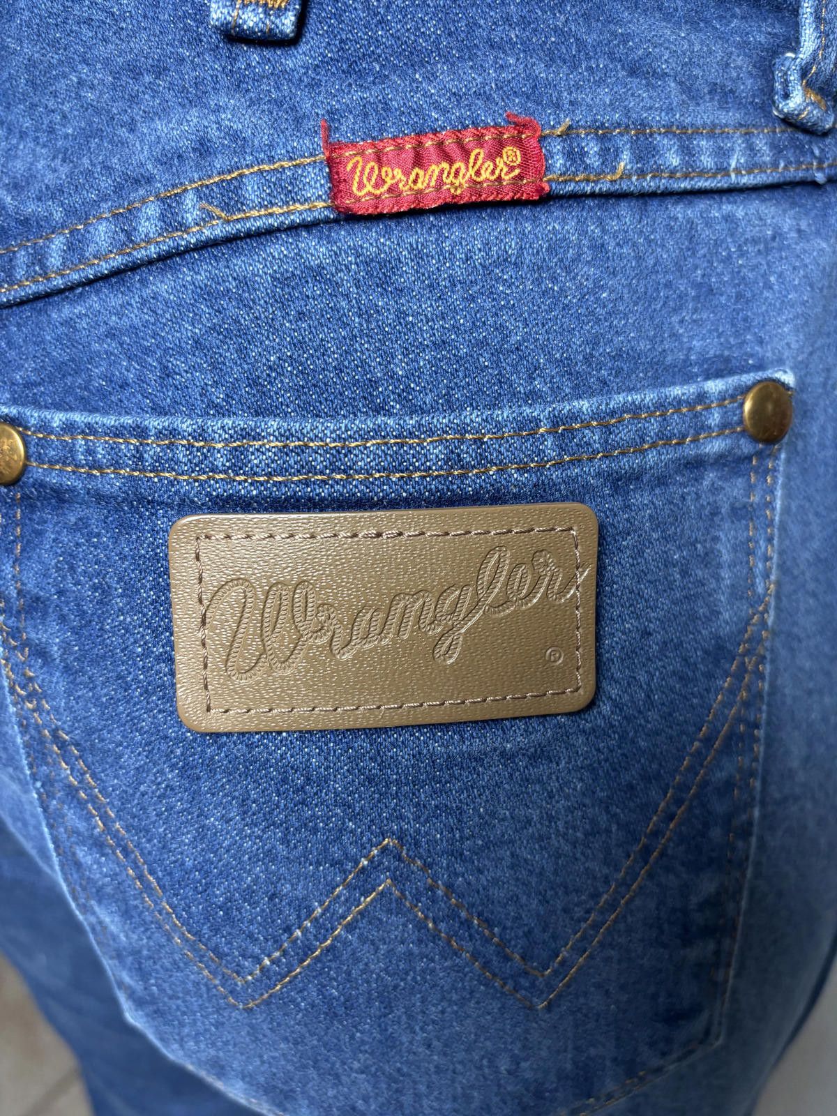 Wrangler Wrangler 90s Vintage High-Waisted Straight Leg Blue Jeans 9 Size 30" / US 8 / IT 44 - 7 Thumbnail